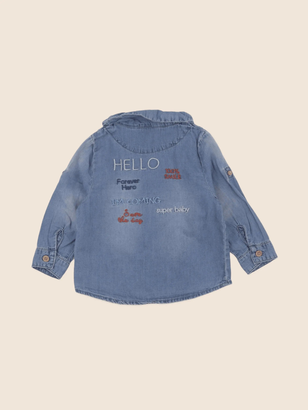 Tape à l'oeil - chemise bleu - 18 mois