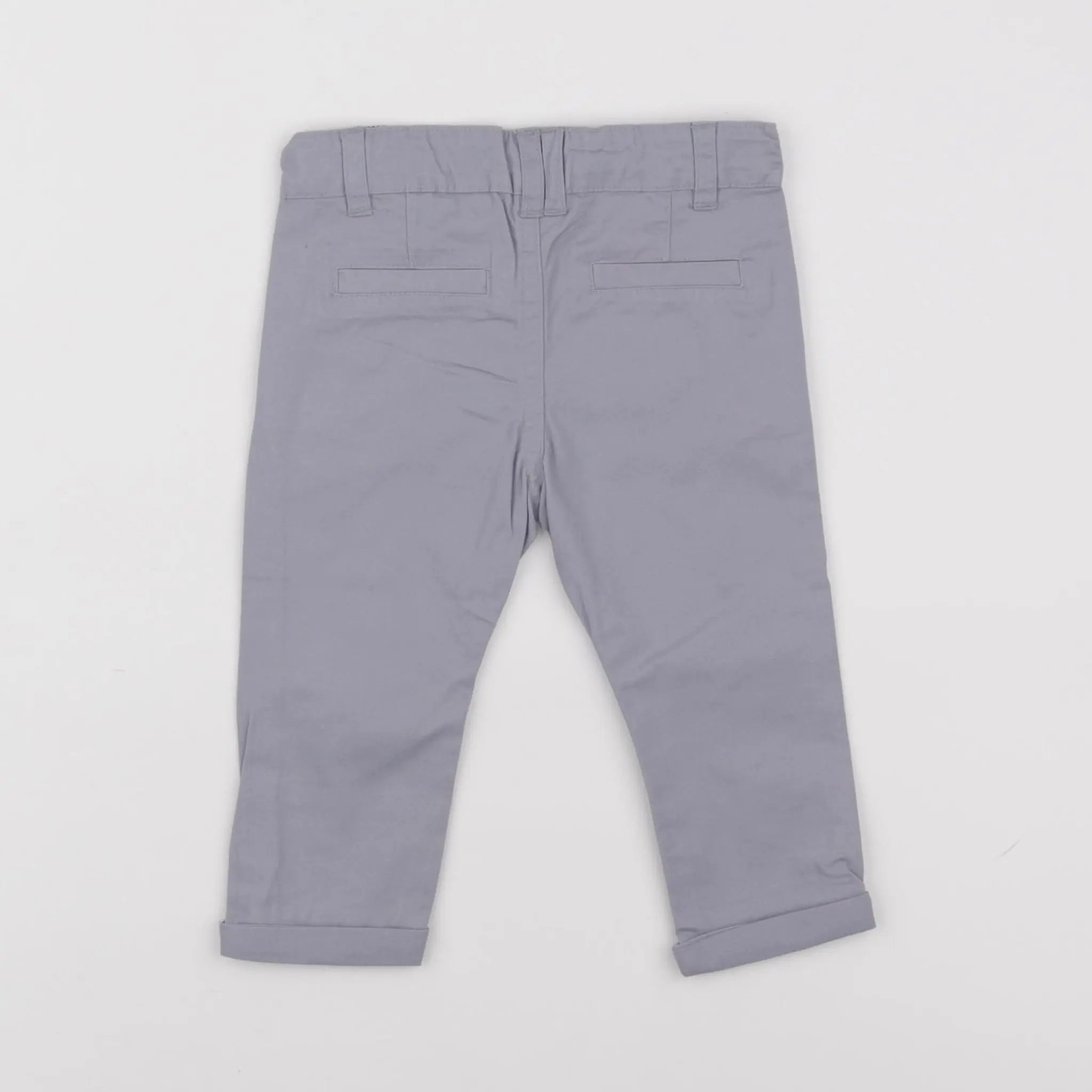 Vertbaudet - pantalon gris - 9 mois