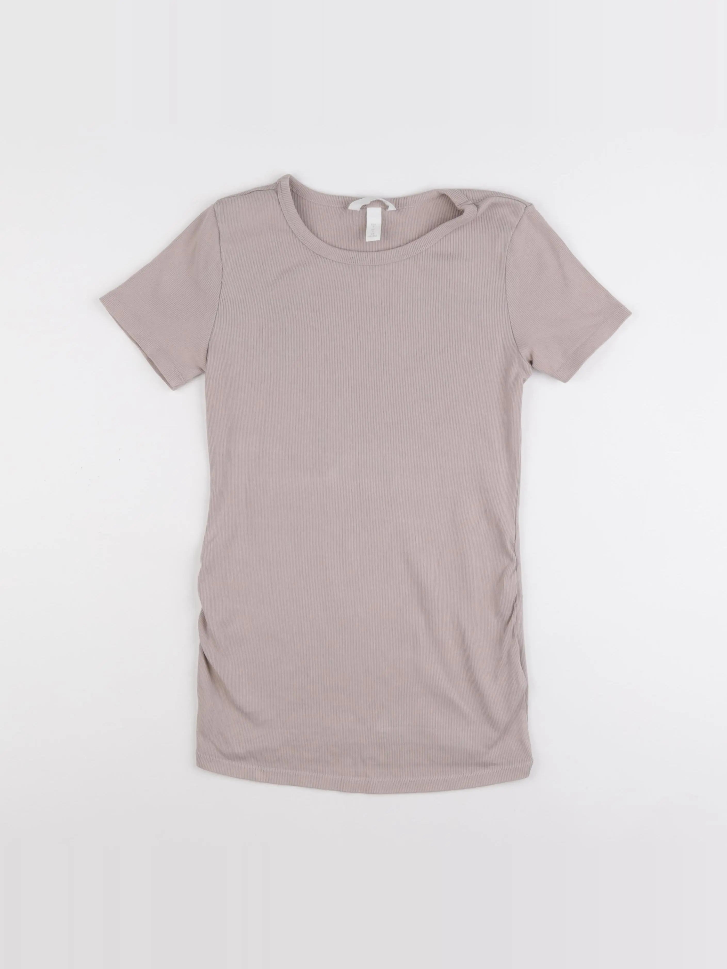 H&M - tee-shirt grossesse marron - S