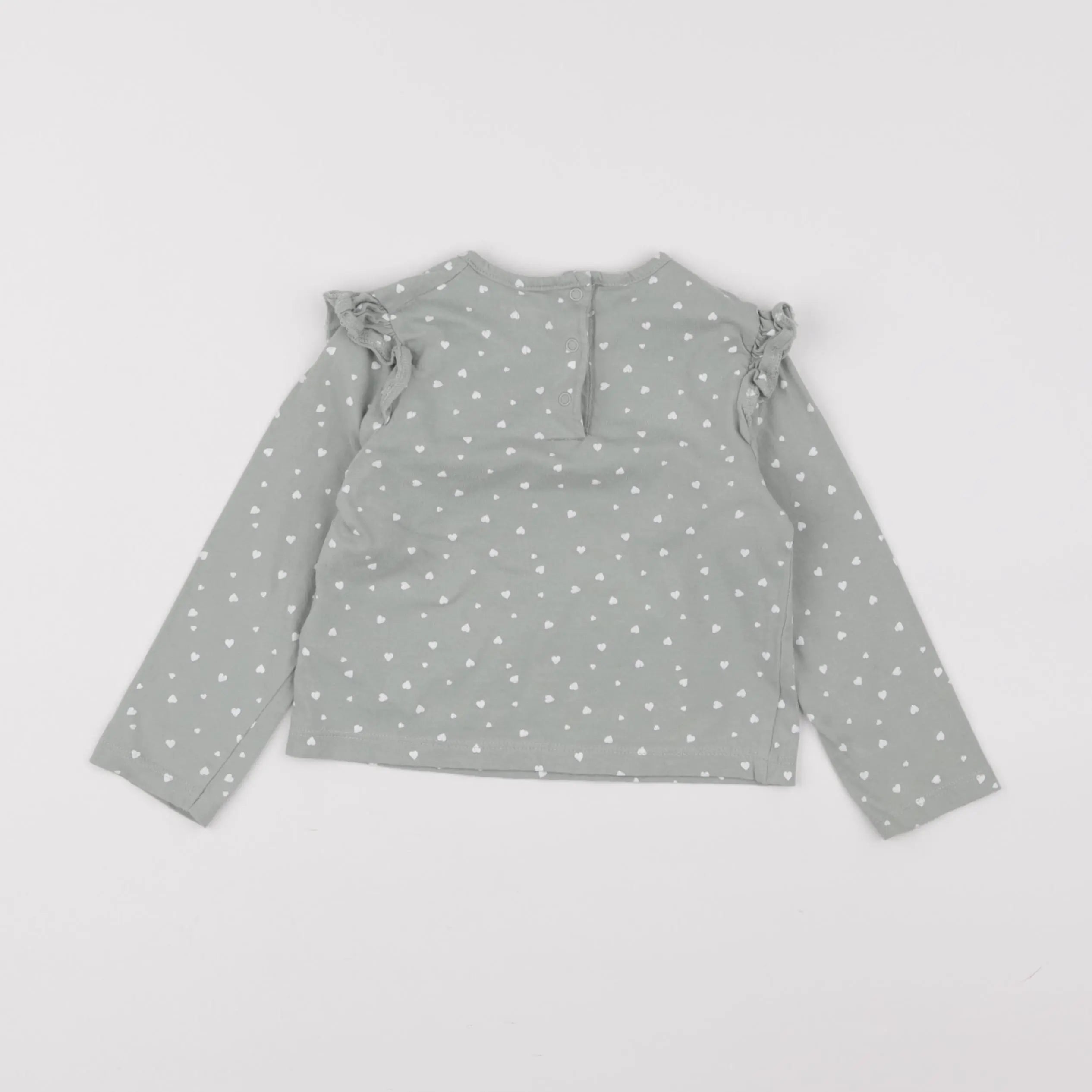 Vertbaudet - tee-shirt vert - 2 ans