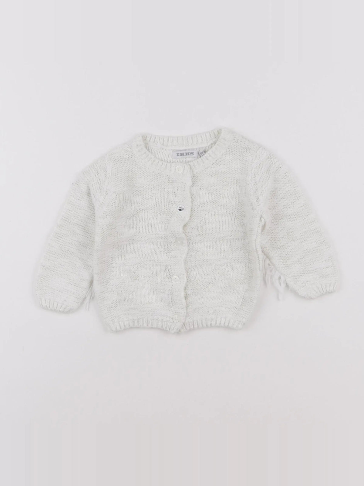 IKKS - gilet blanc, or - 6 mois