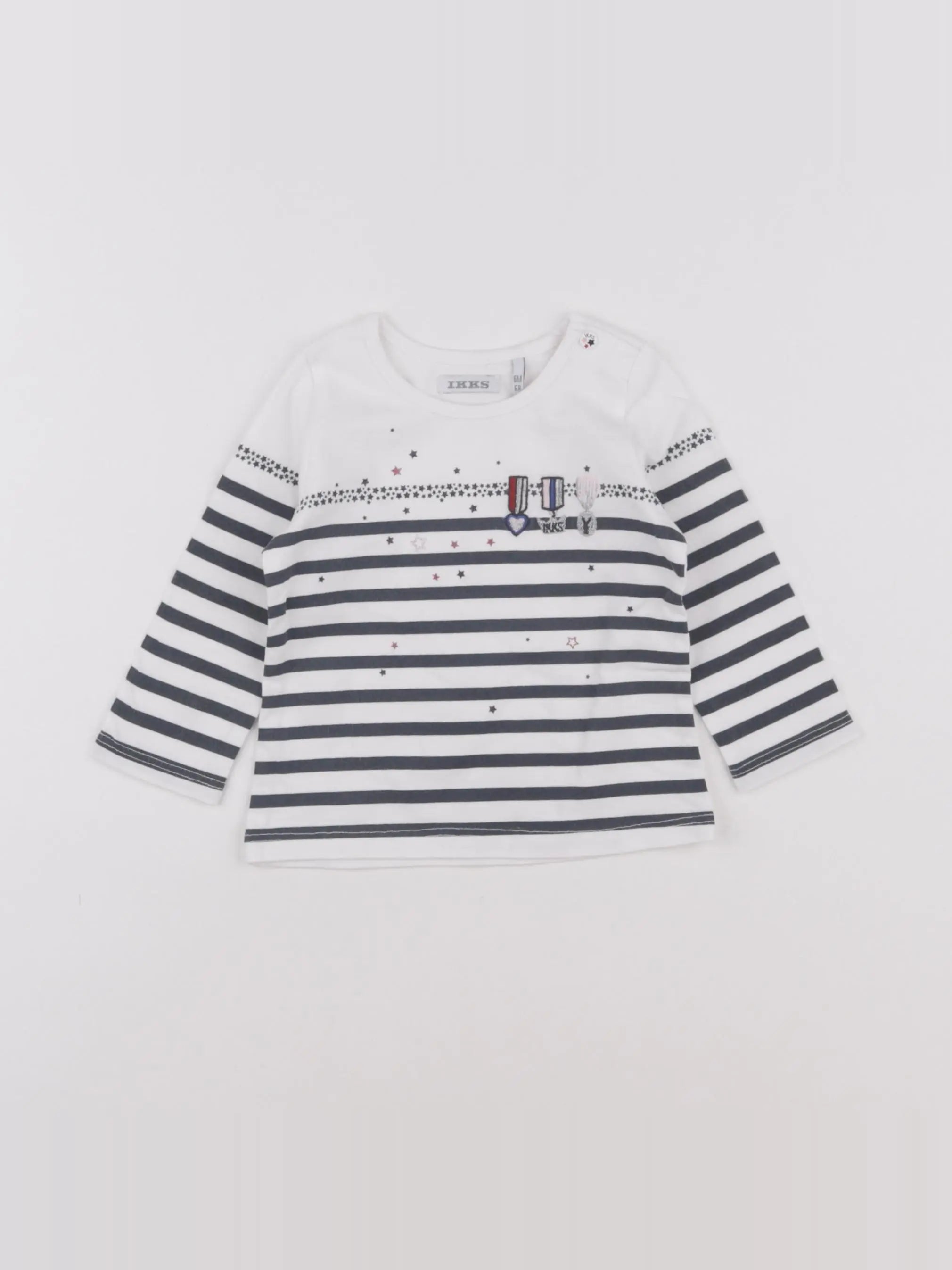 IKKS - tee-shirt vert - 6 mois