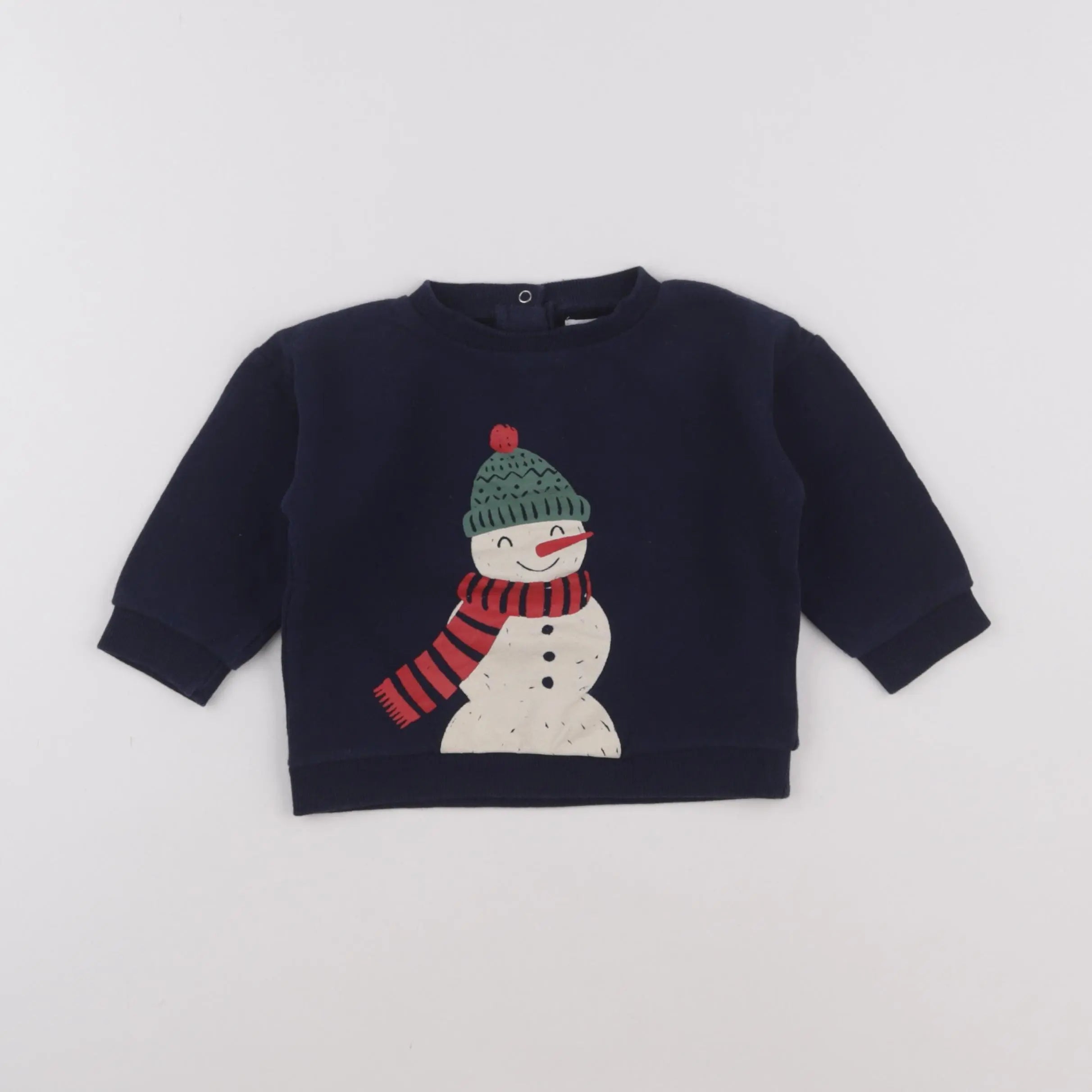 Vertbaudet - sweat bleu - 18 mois