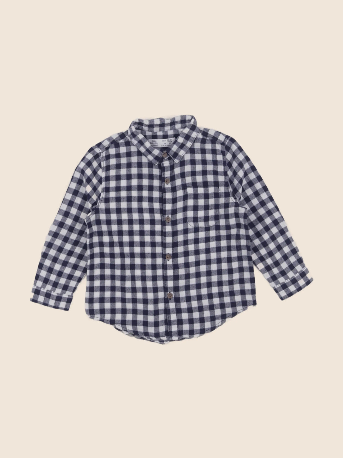 Zara - chemise bleu - 18/24 mois