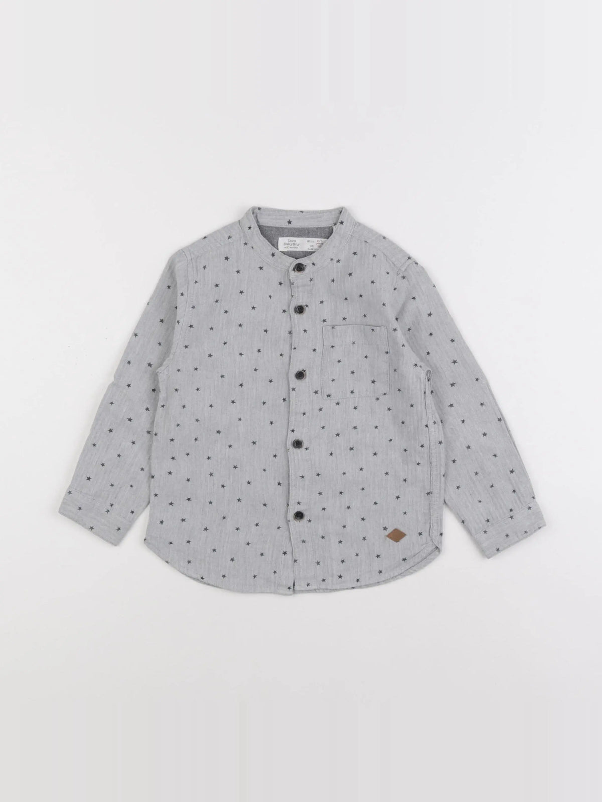 Zara - chemise gris - 2/3 ans