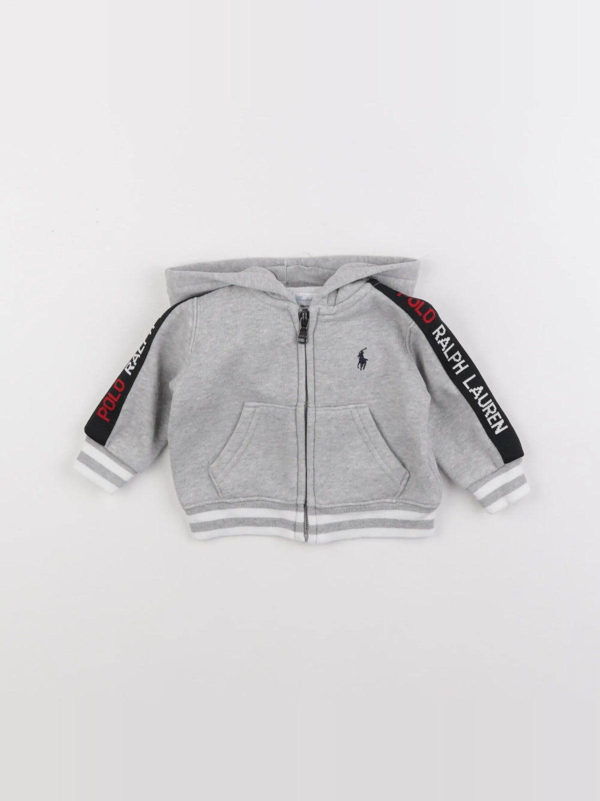 Ralph Lauren - sweat gris - 3 mois