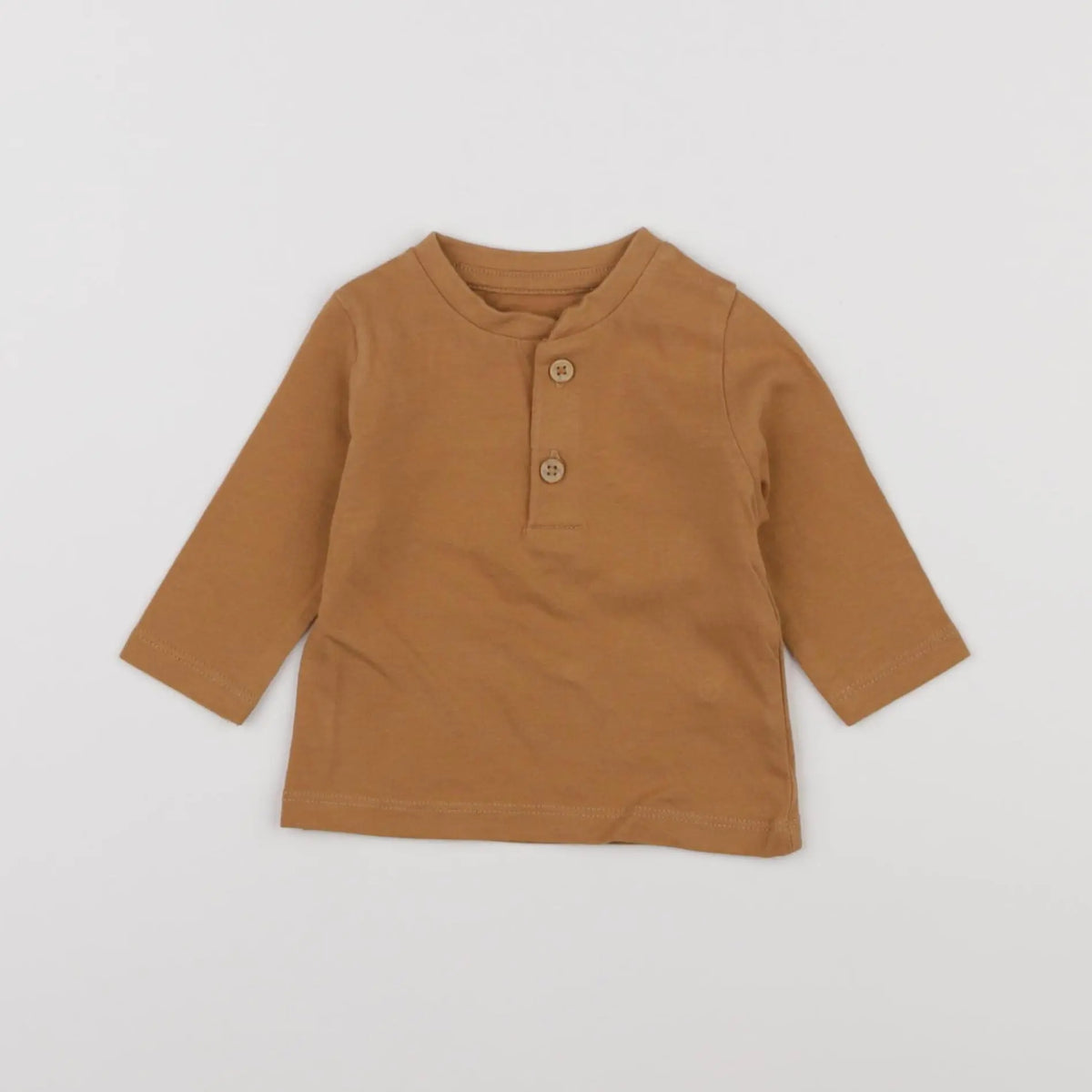 Vertbaudet - tee-shirt marron - 3 mois