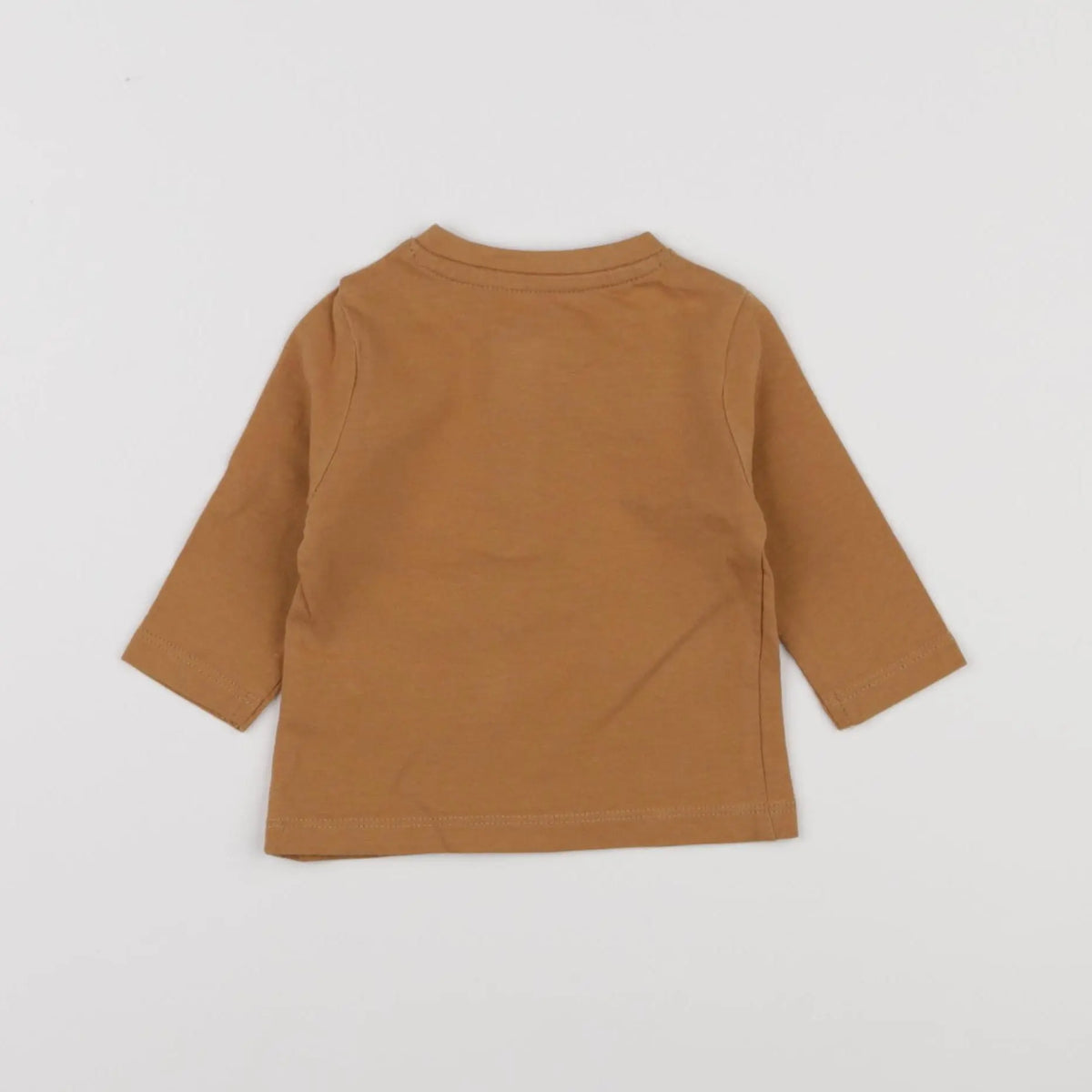 Vertbaudet - tee-shirt marron - 3 mois