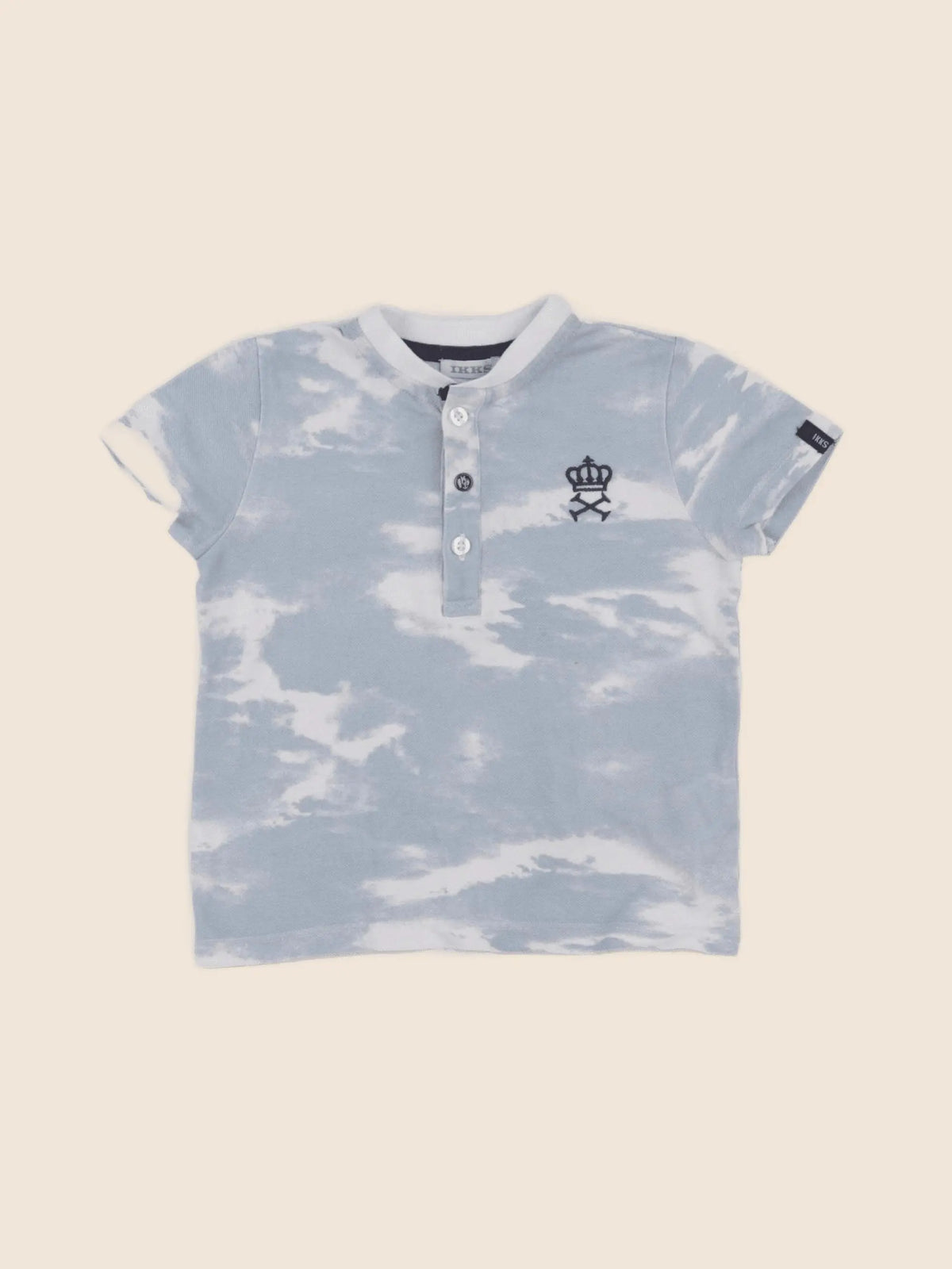 IKKS - polo bleu - 18 mois