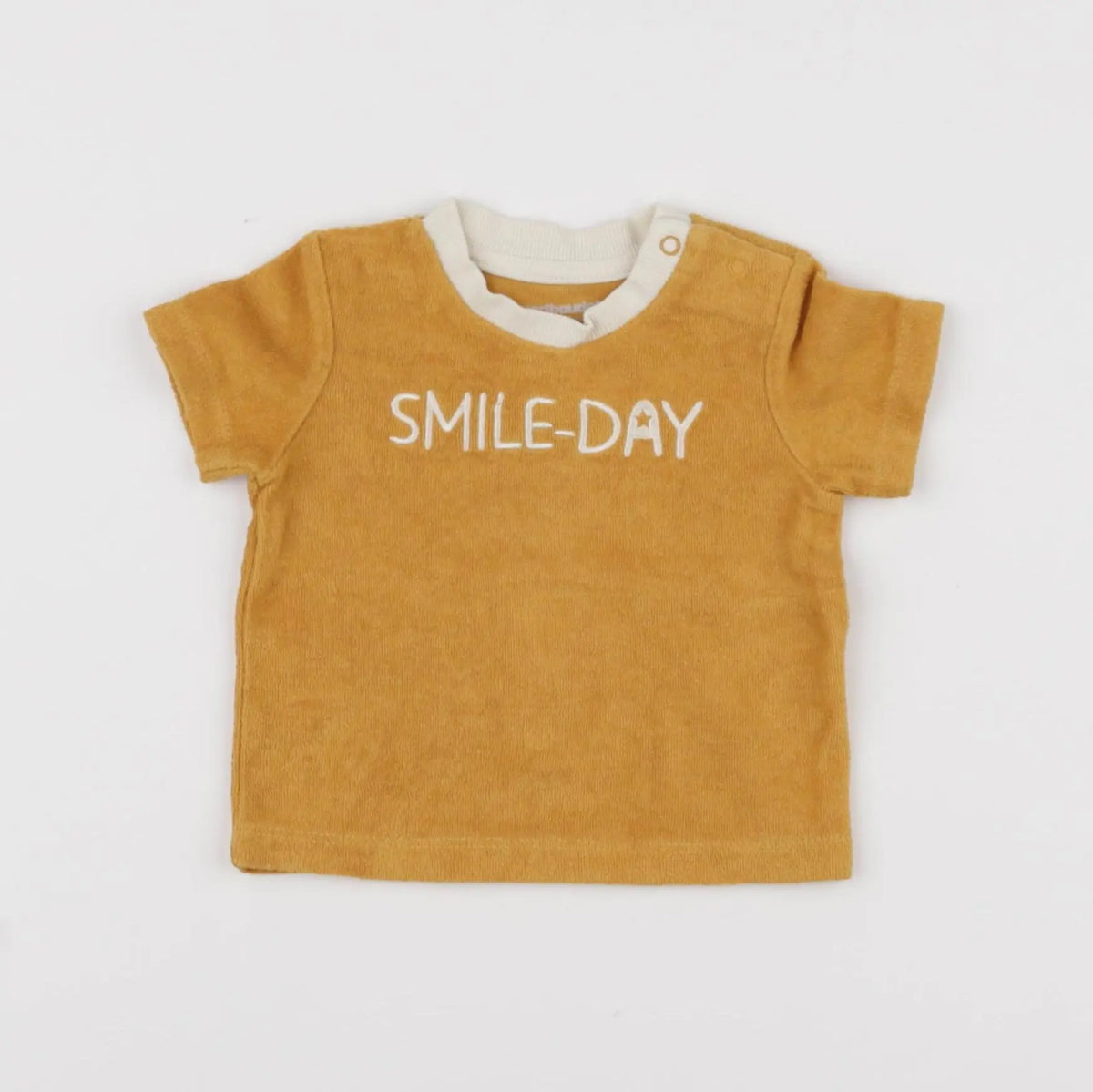 Vertbaudet - tee-shirt jaune - 3 mois