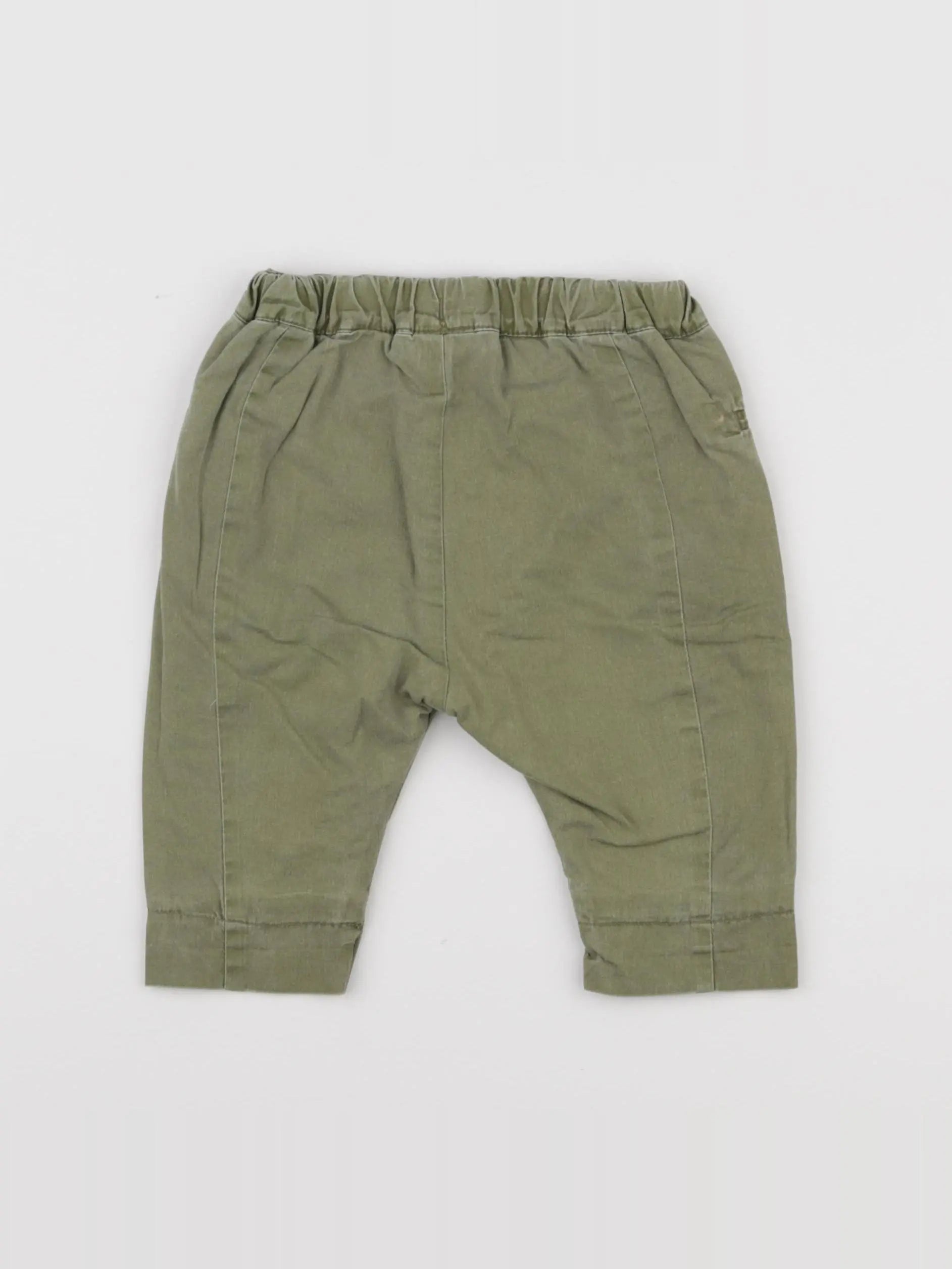 Zara - pantalon vert - 3/6 mois