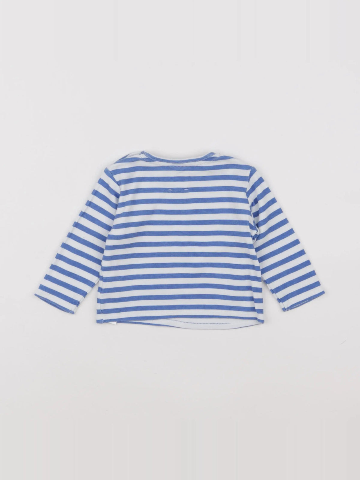 Carrément Beau - tee-shirt bleu - 6 mois