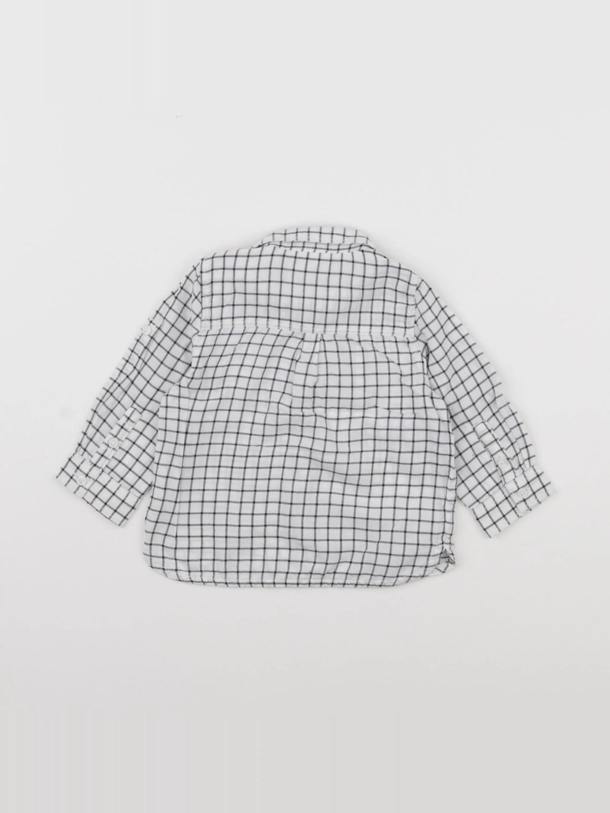 Tape à l'oeil - chemise blanc, noir - 12 mois