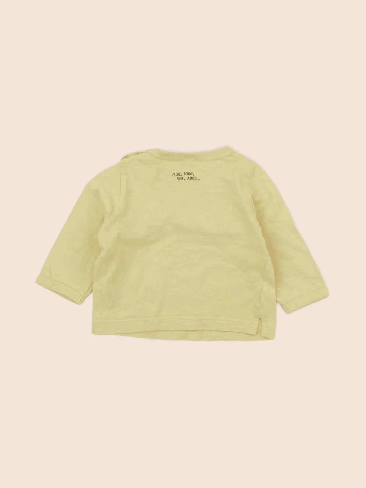 Tape à l'oeil - tee-shirt jaune - 6 mois