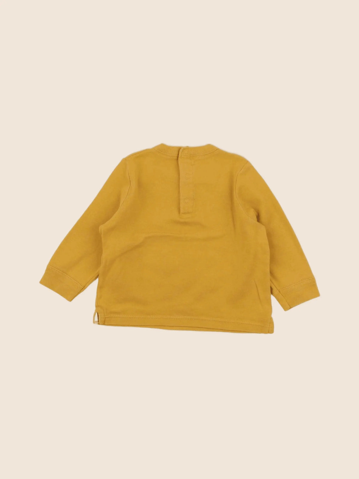 Petit Bateau - tee-shirt orange - 6 mois
