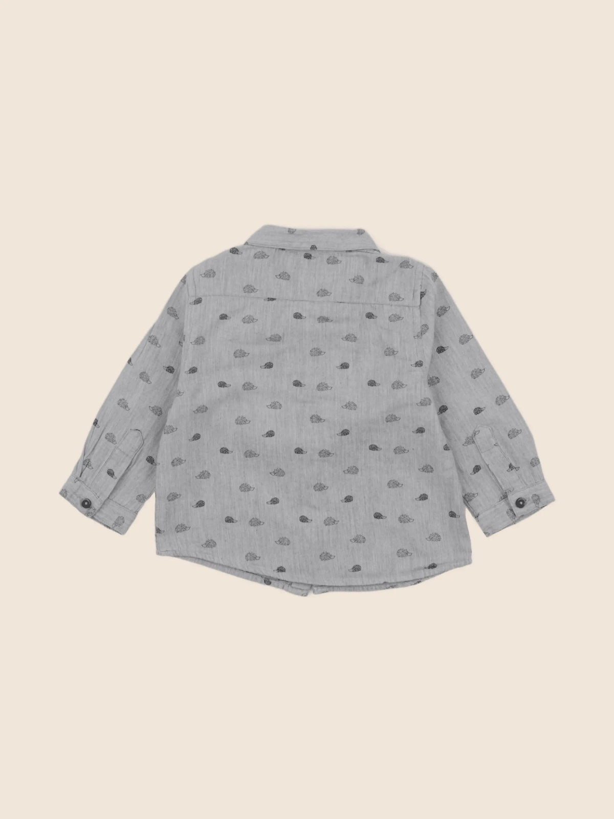 Zara - chemise gris - 6/9 mois