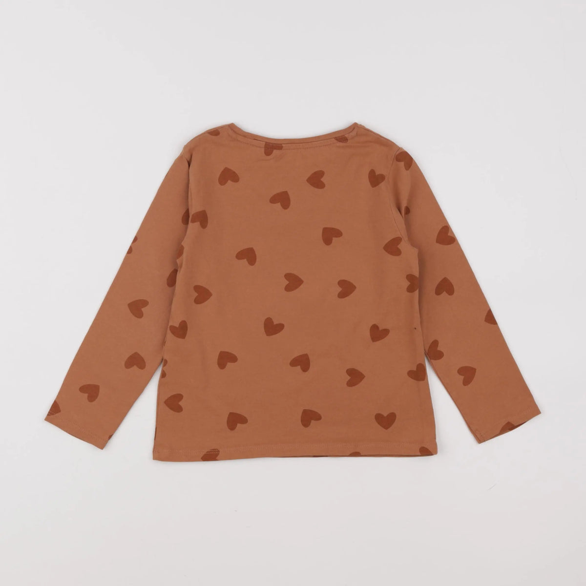 Vertbaudet - tee-shirt marron - 6 ans