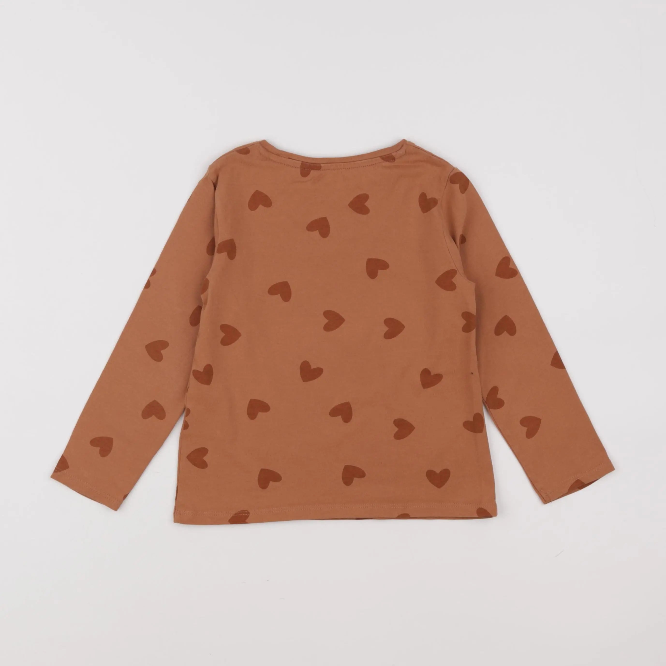 Vertbaudet - tee-shirt marron - 6 ans