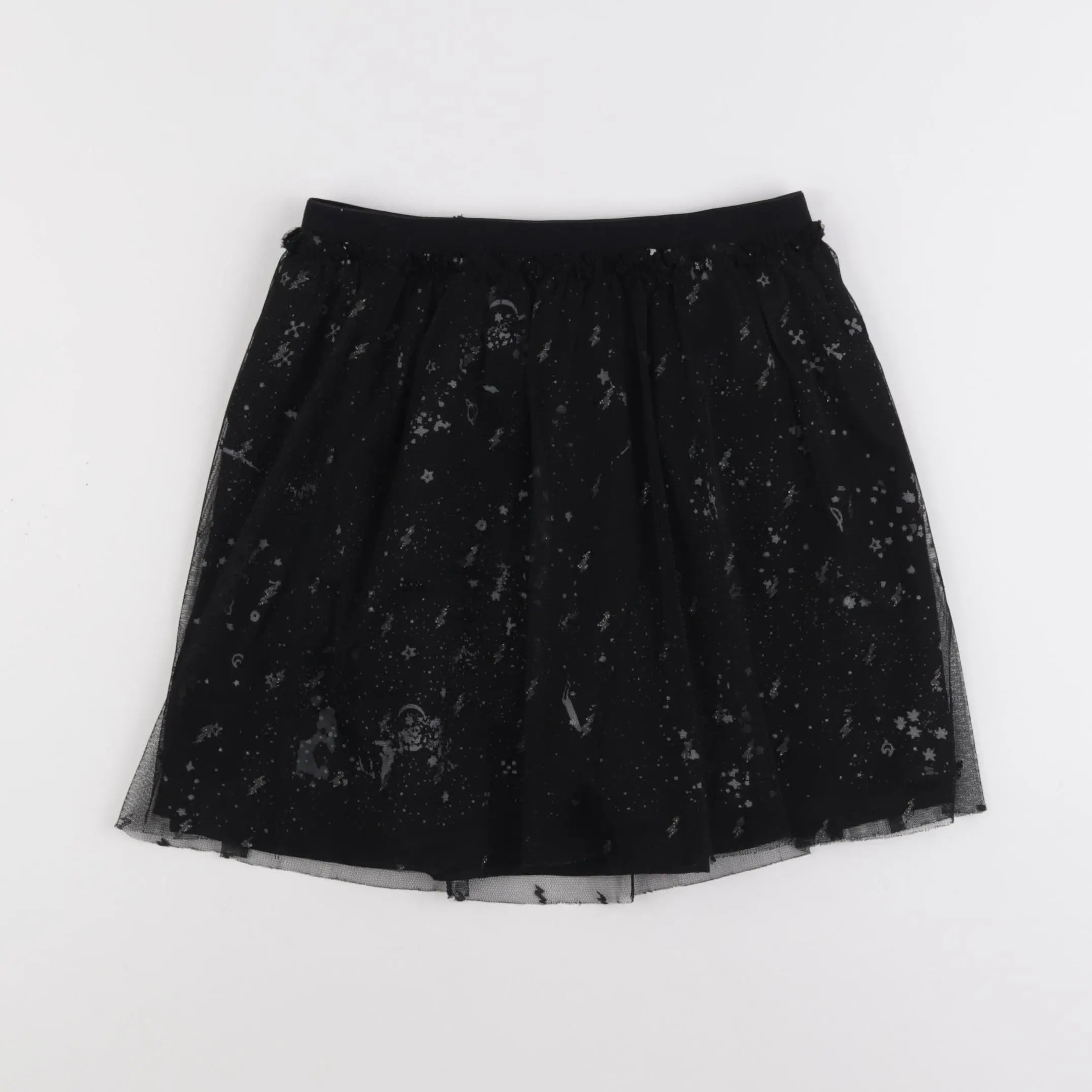 IKKS - jupe noir, argent - 8 ans