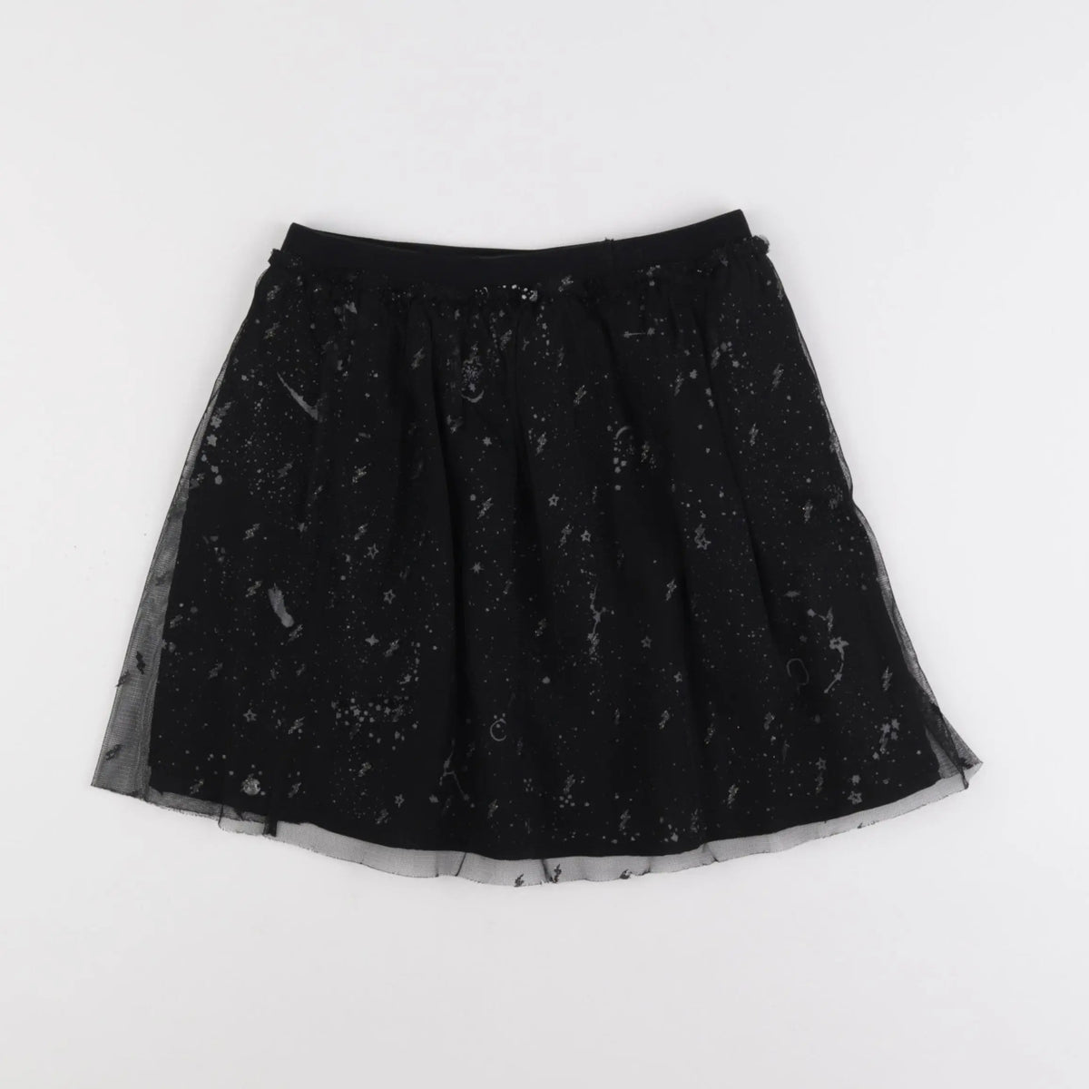 IKKS - jupe noir, argent - 8 ans