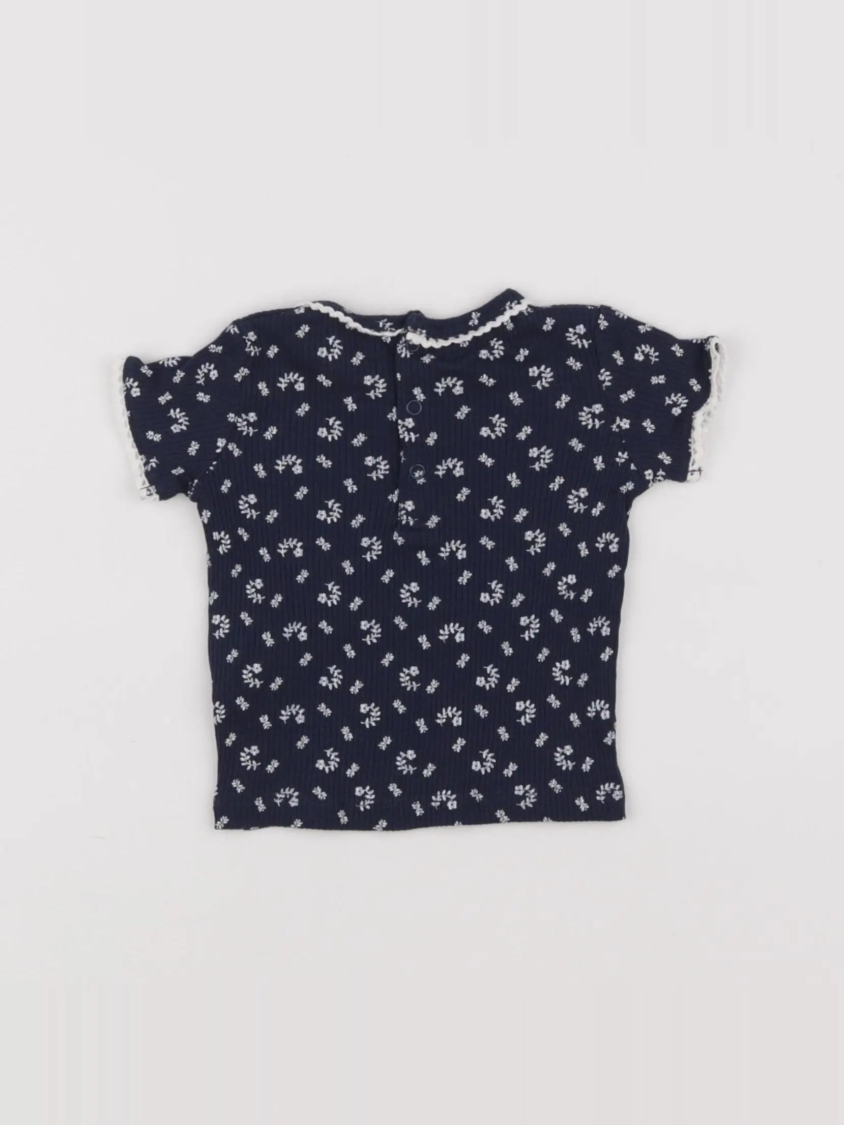 Boutchou - tee-shirt bleu - 6 mois