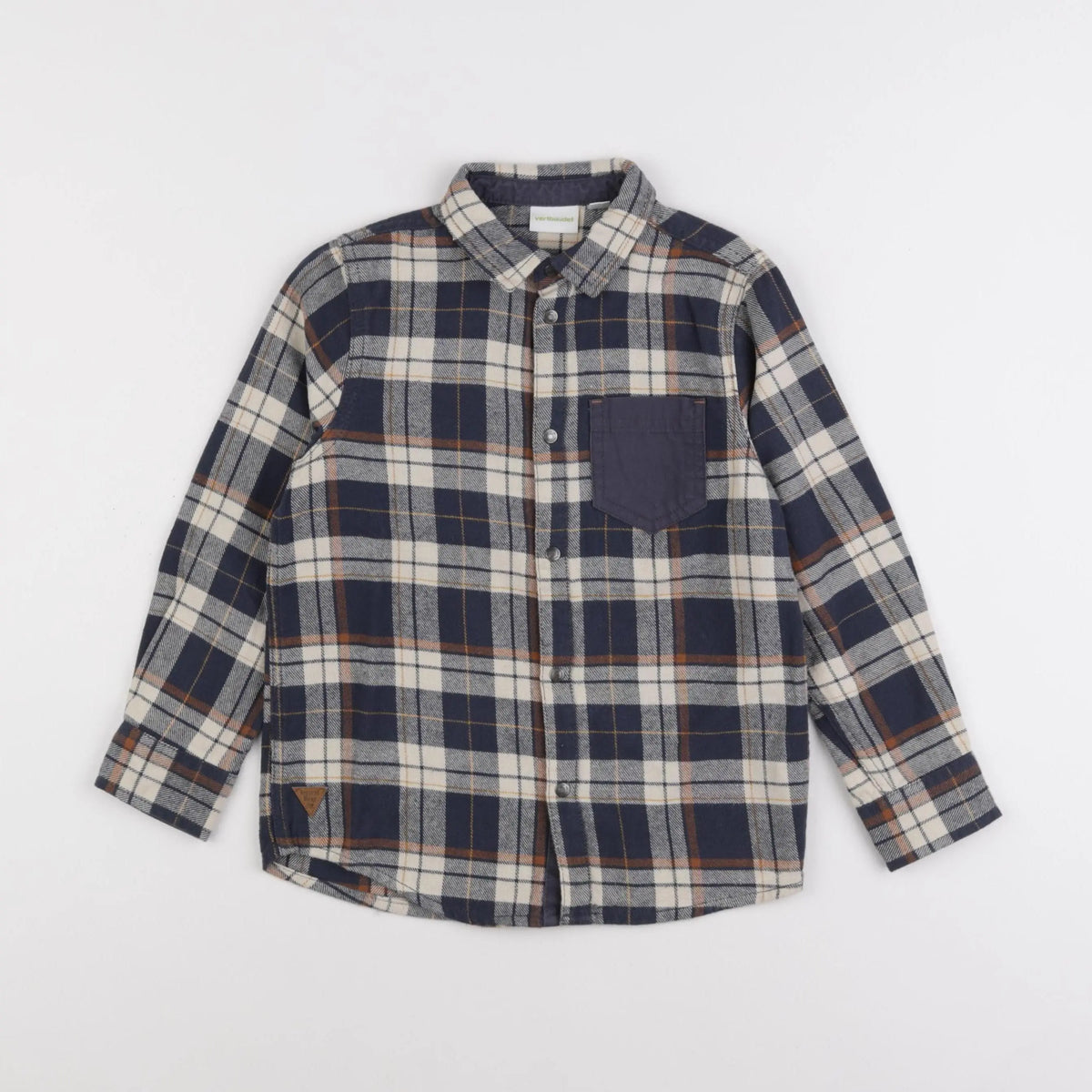 Vertbaudet - chemise bleu - 8 ans