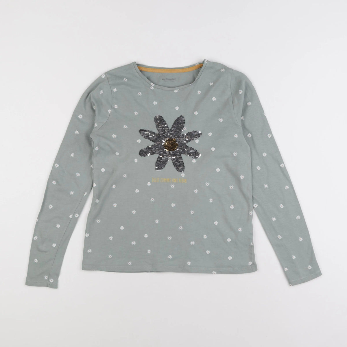 Vertbaudet - tee-shirt bleu - 10 ans