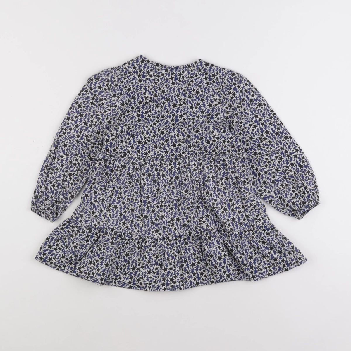 IKKS - robe blanc, bleu - 3 ans