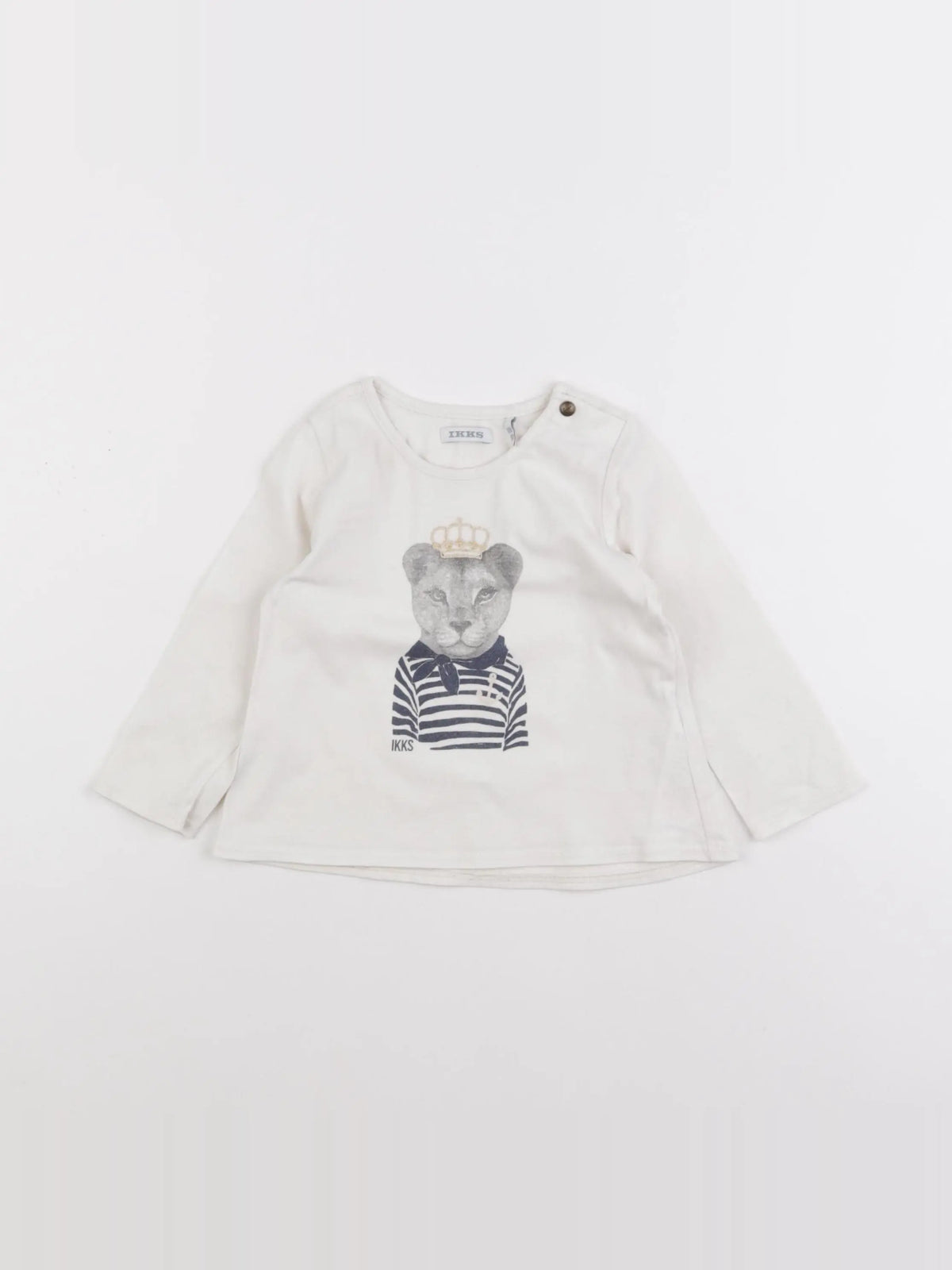 IKKS - tee-shirt beige - 18 mois
