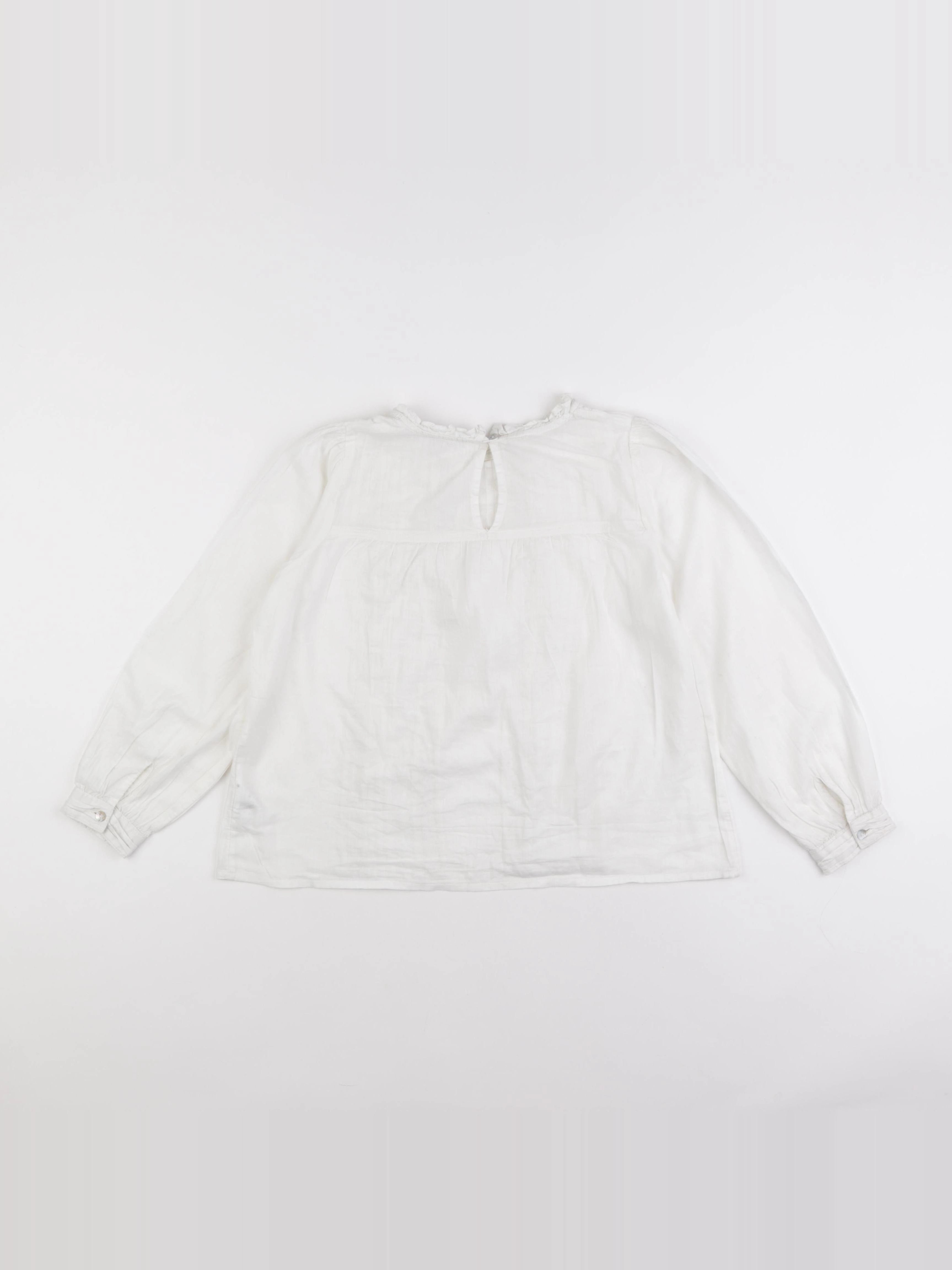 Monoprix - blouse beige - 10 ans