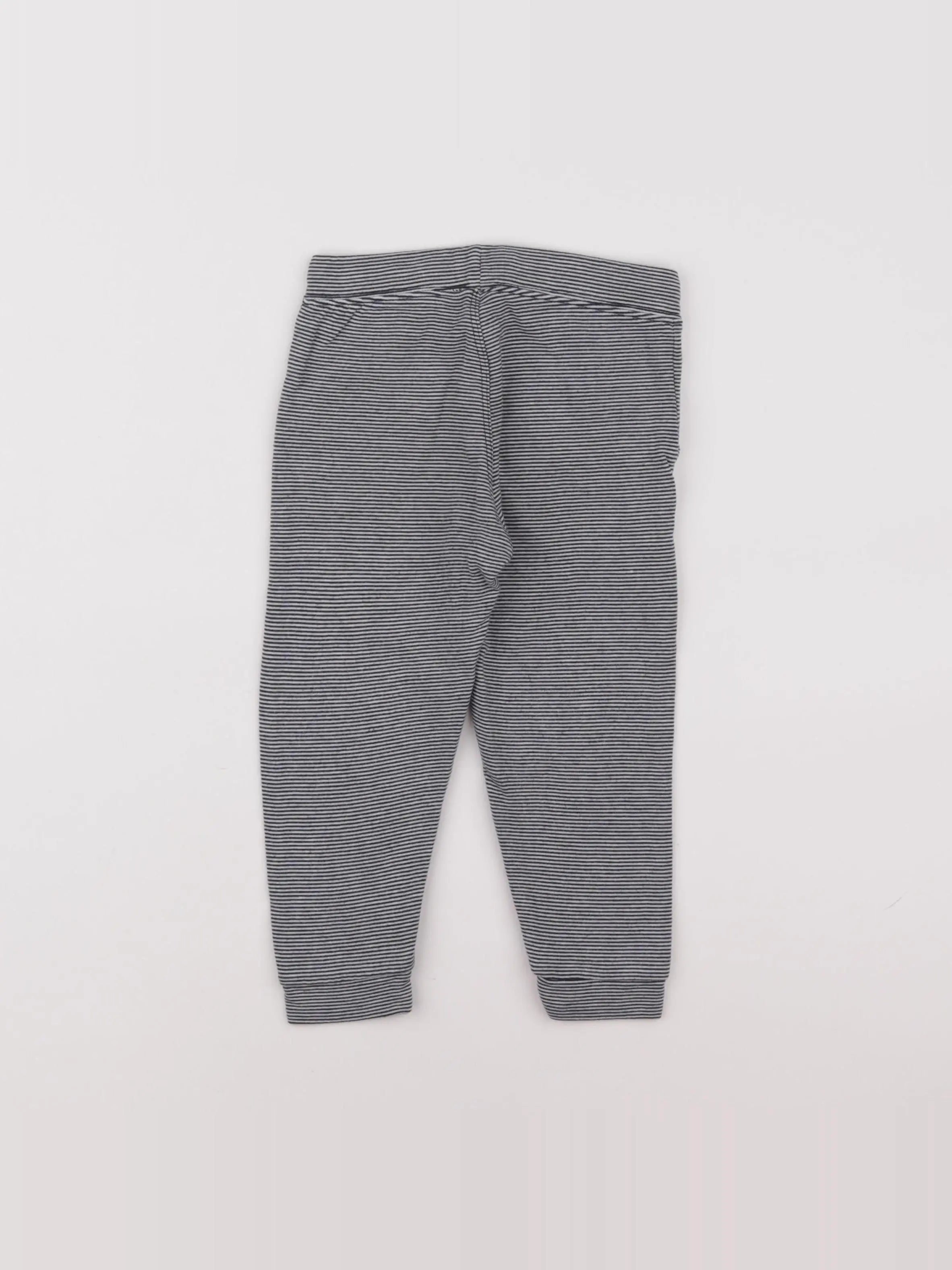 Boutchou - jogging blanc, gris - 9 mois