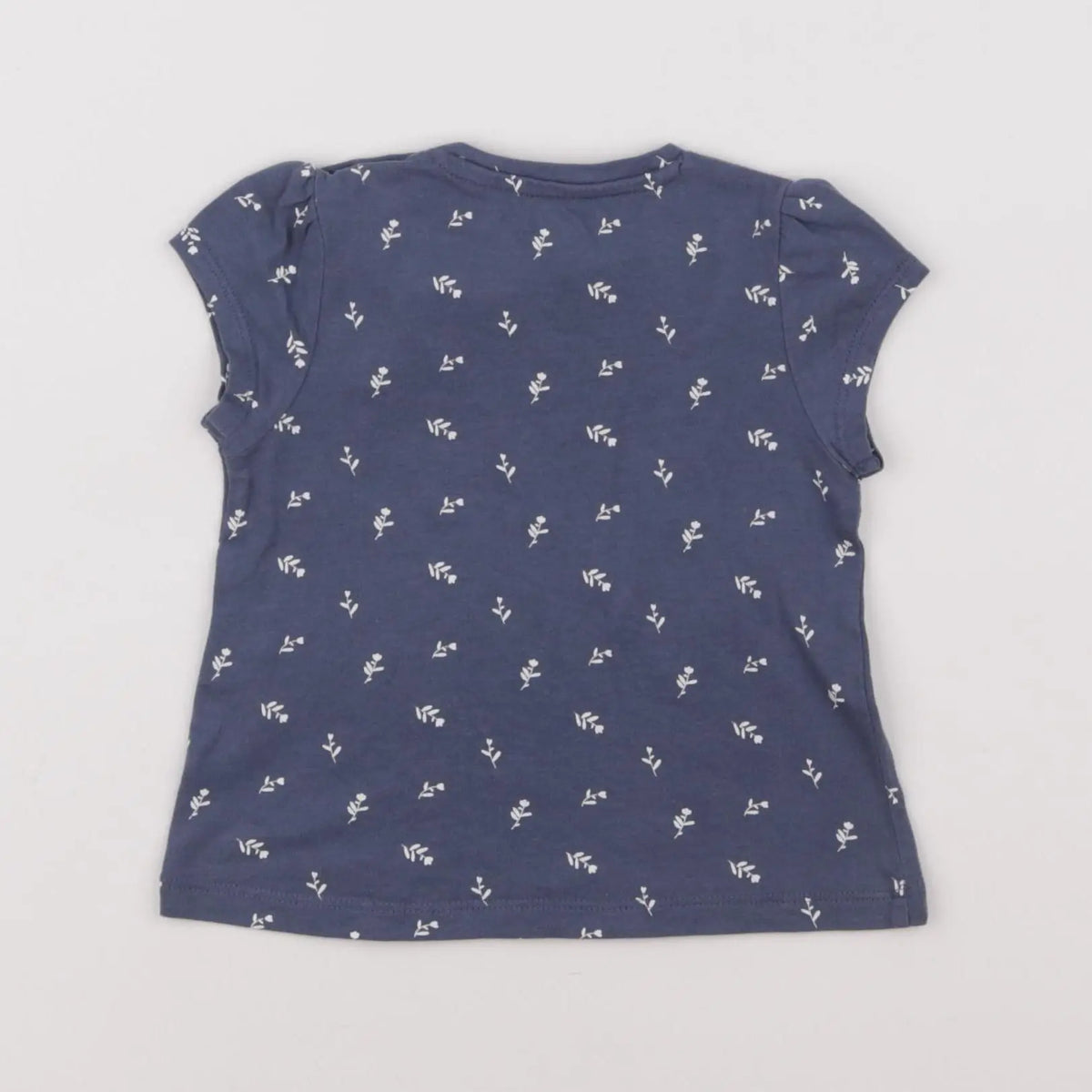 Vertbaudet - tee-shirt bleu - 9 mois