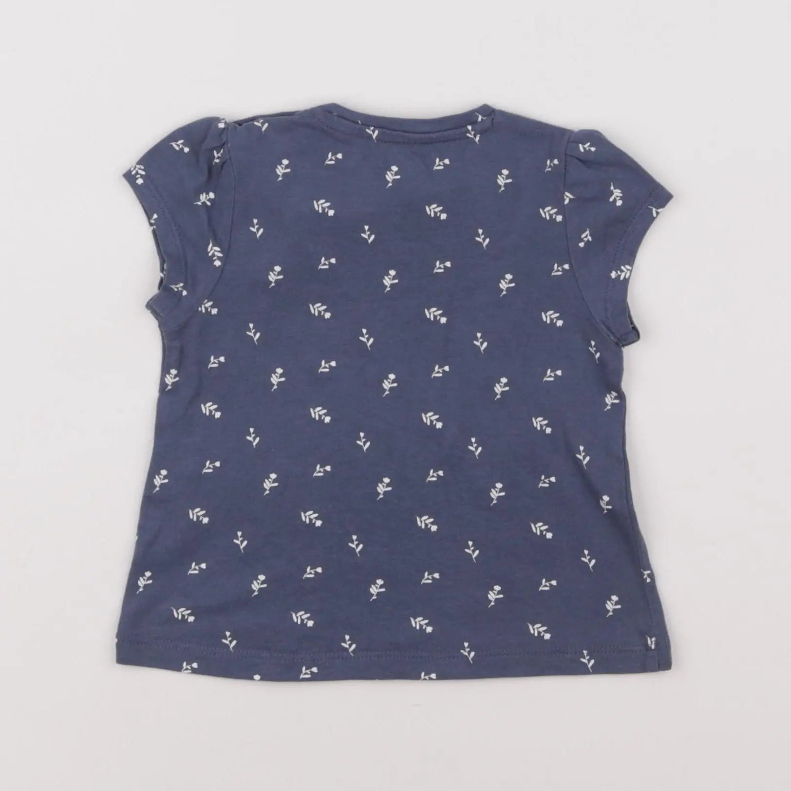 Vertbaudet - tee-shirt bleu - 9 mois