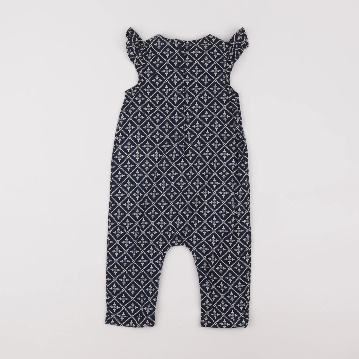 Vertbaudet - combinaison bleu - 12 mois