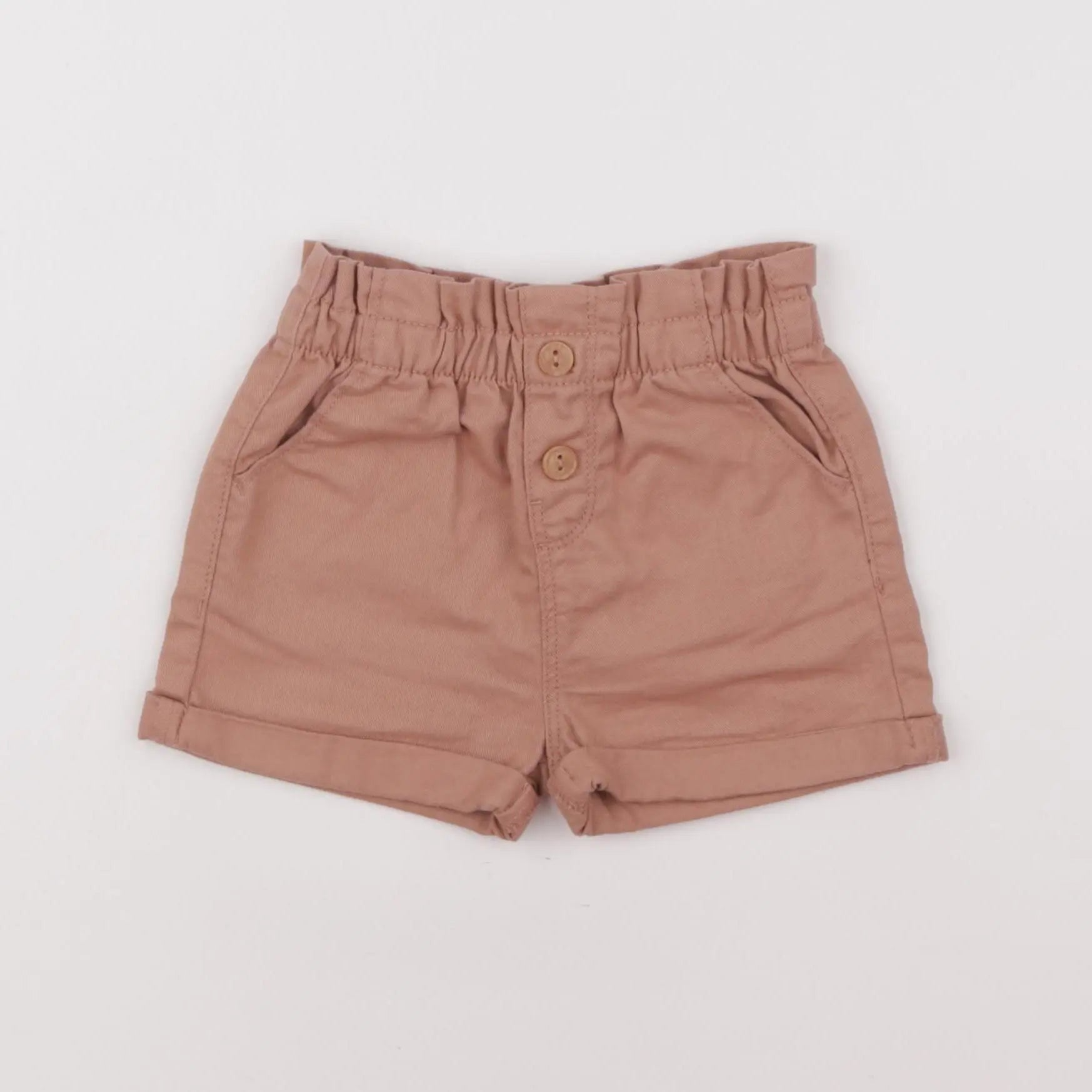 Vertbaudet - short rose - 12 mois