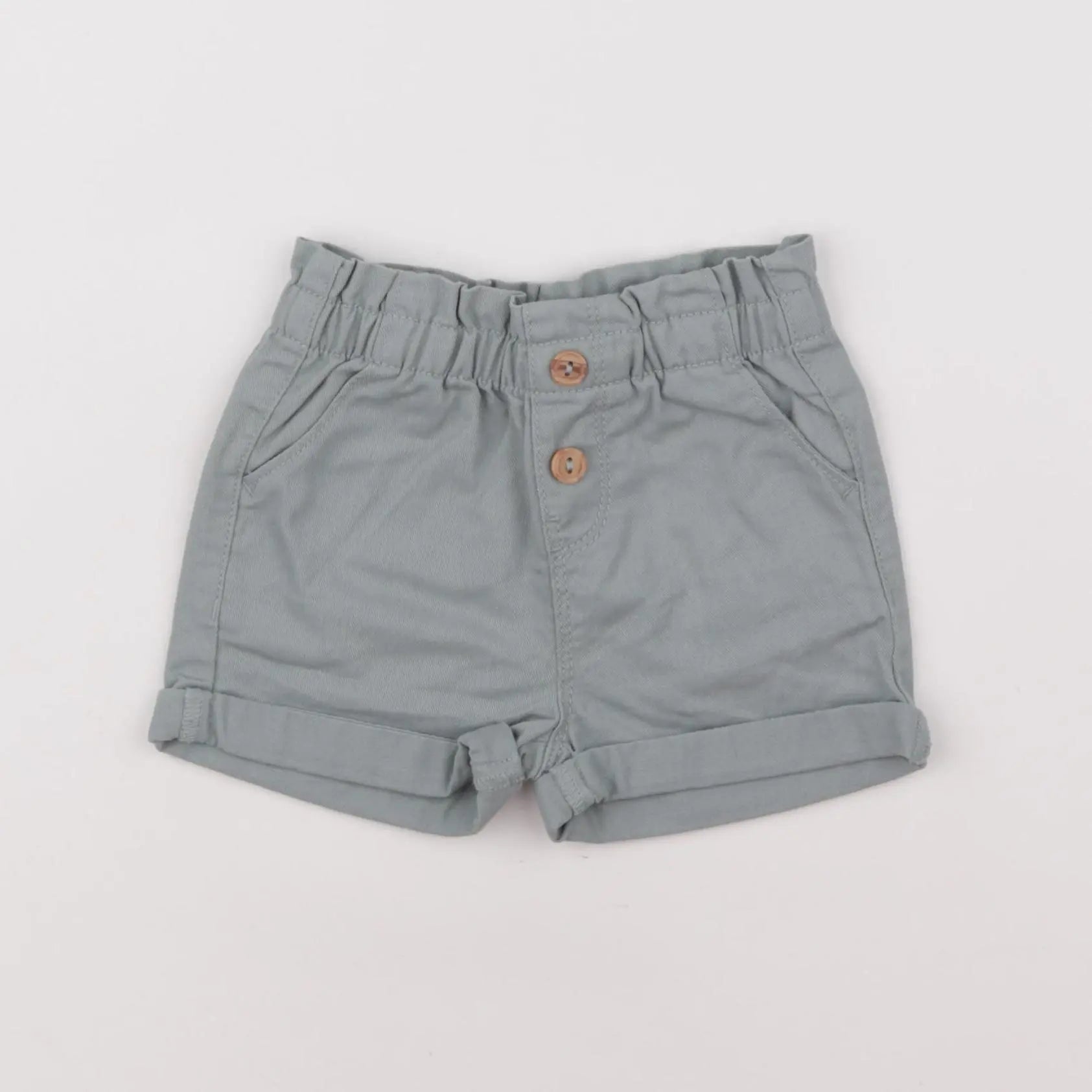 Vertbaudet - short vert - 12 mois