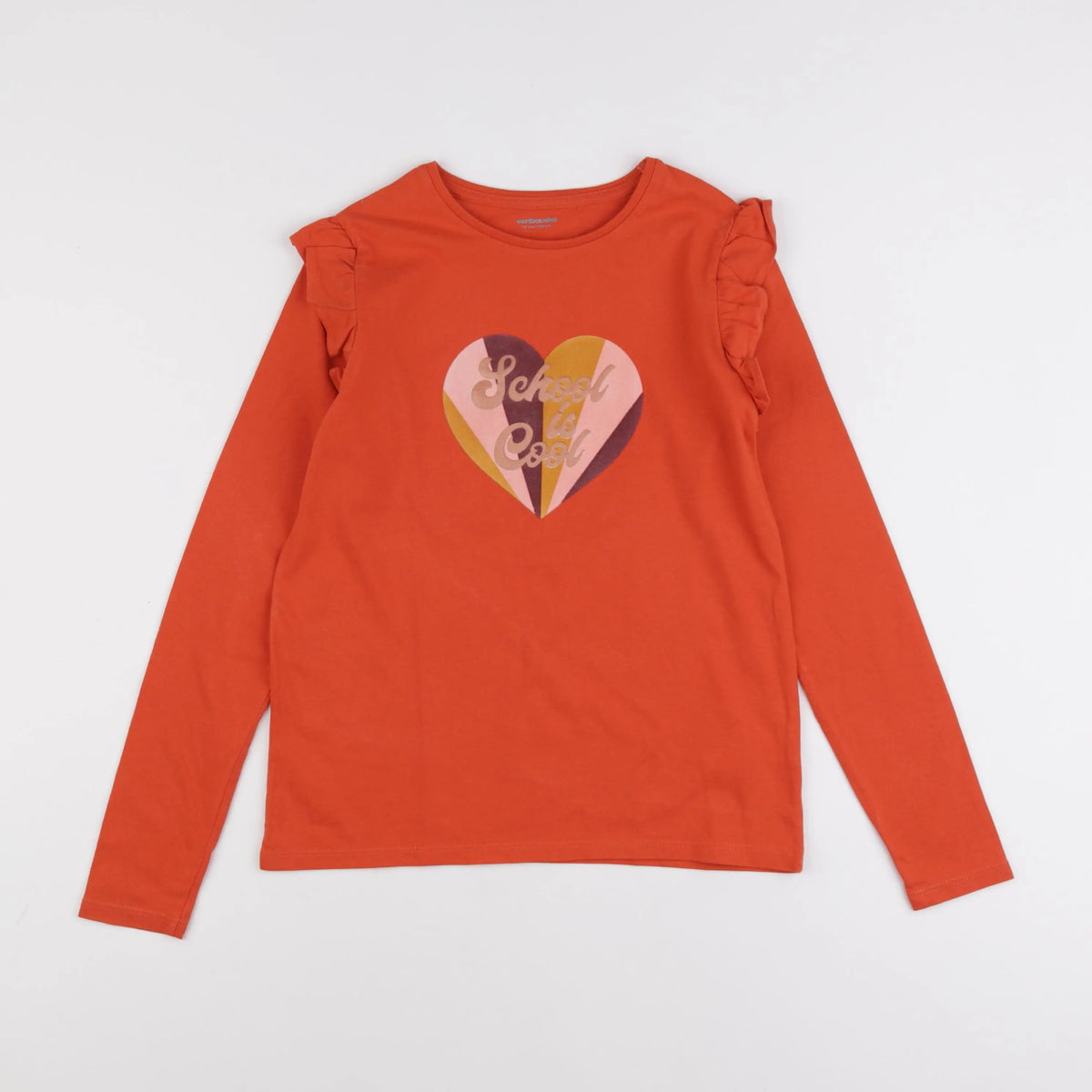 Vertbaudet - tee-shirt orange - 10 ans