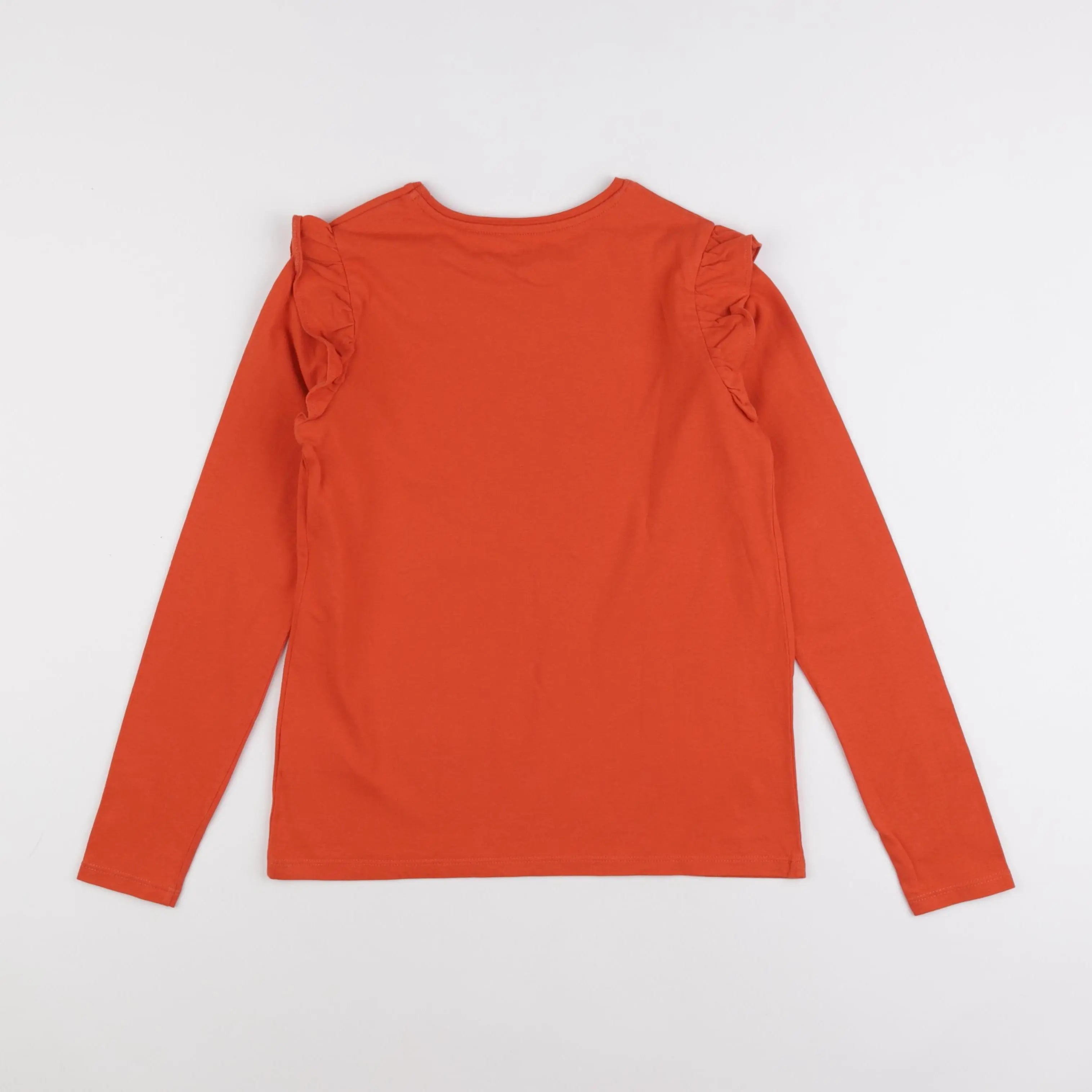 Vertbaudet - tee-shirt orange - 10 ans