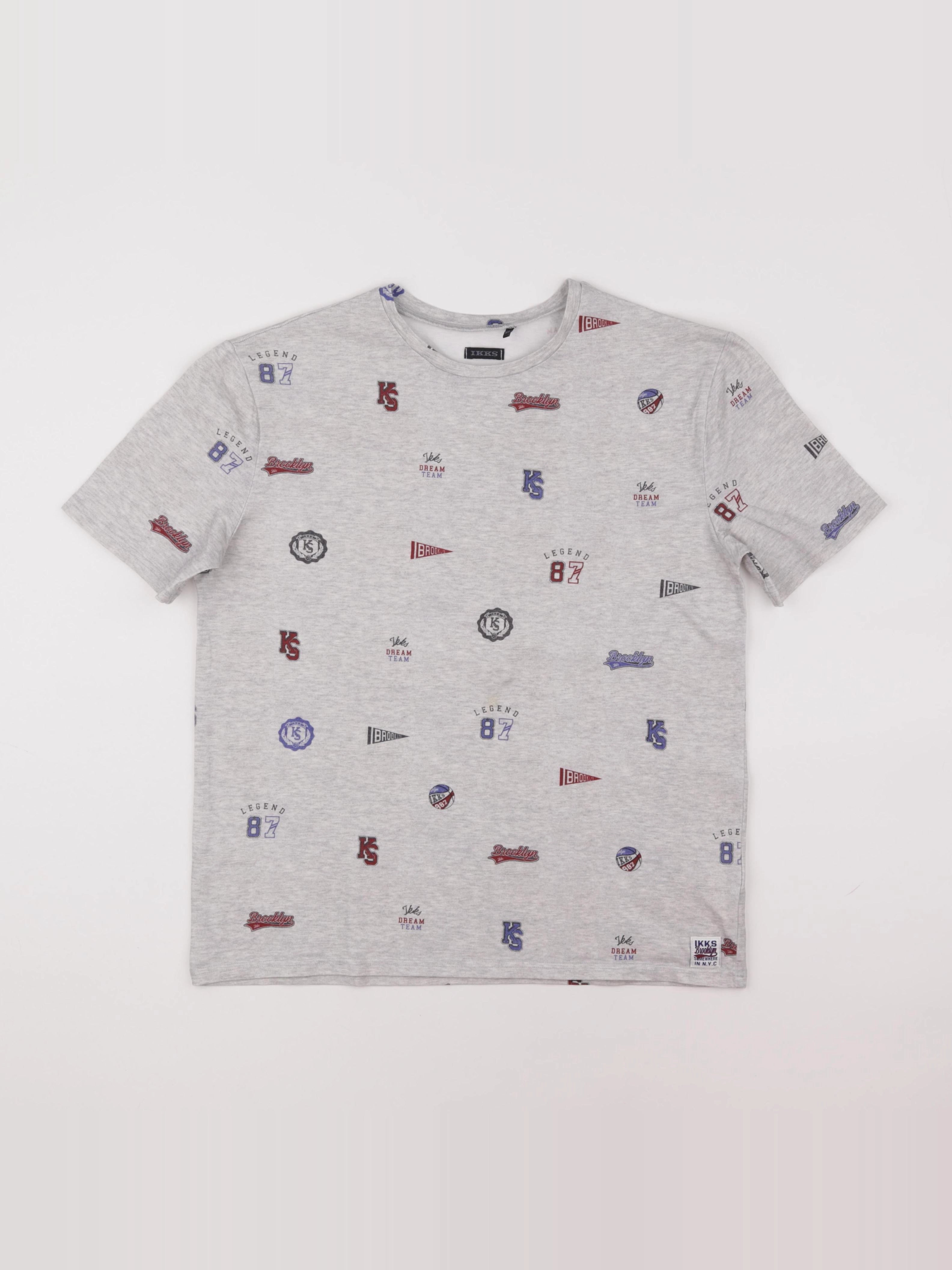 IKKS - tee-shirt multicolore - 14 ans