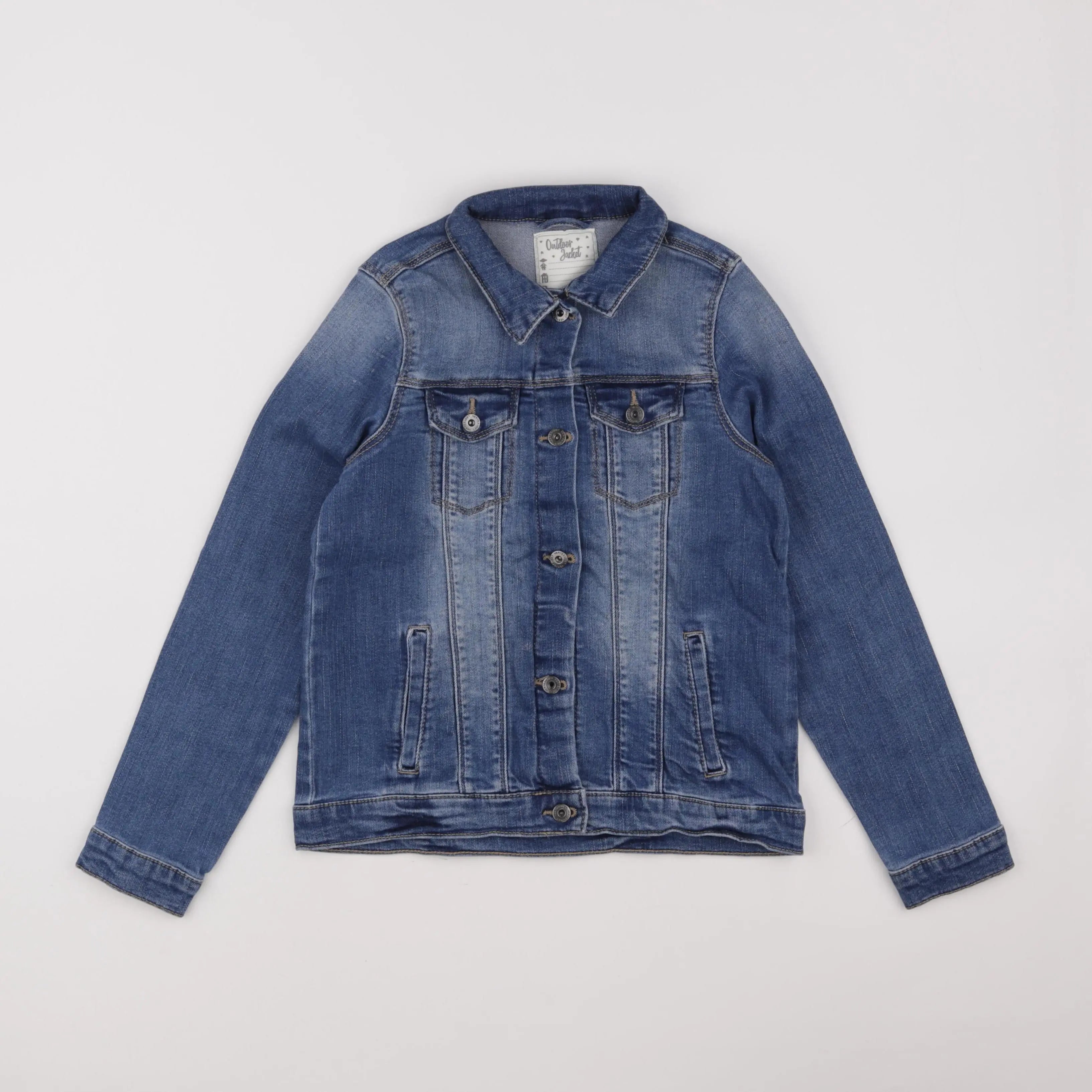 Vertbaudet - veste bleu - 10 ans