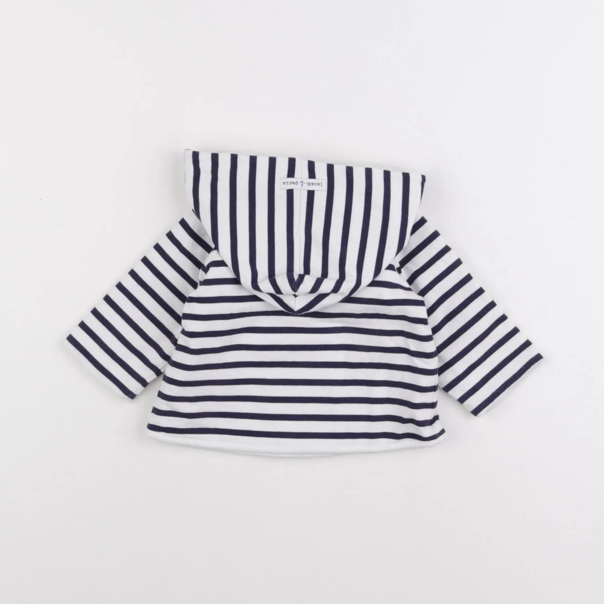 Jacadi - veste blanc, bleu - 6 mois