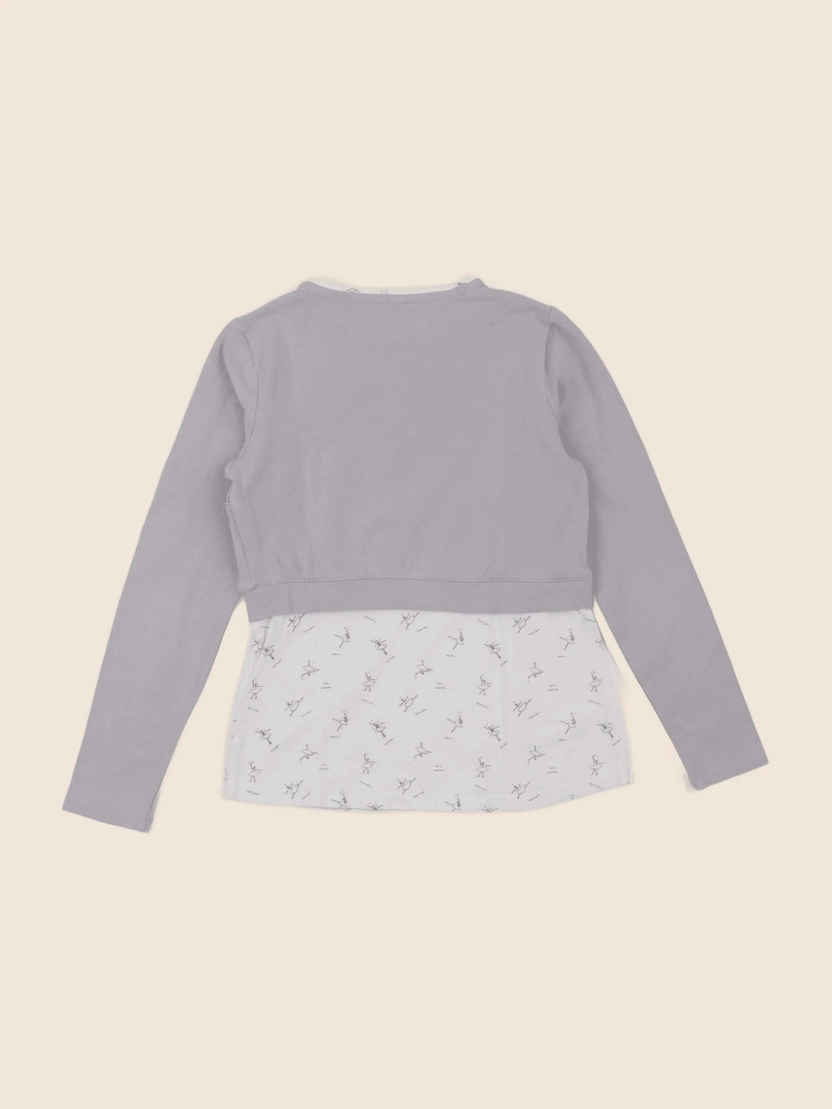 Vertbaudet - tee-shirt gris - 8 ans