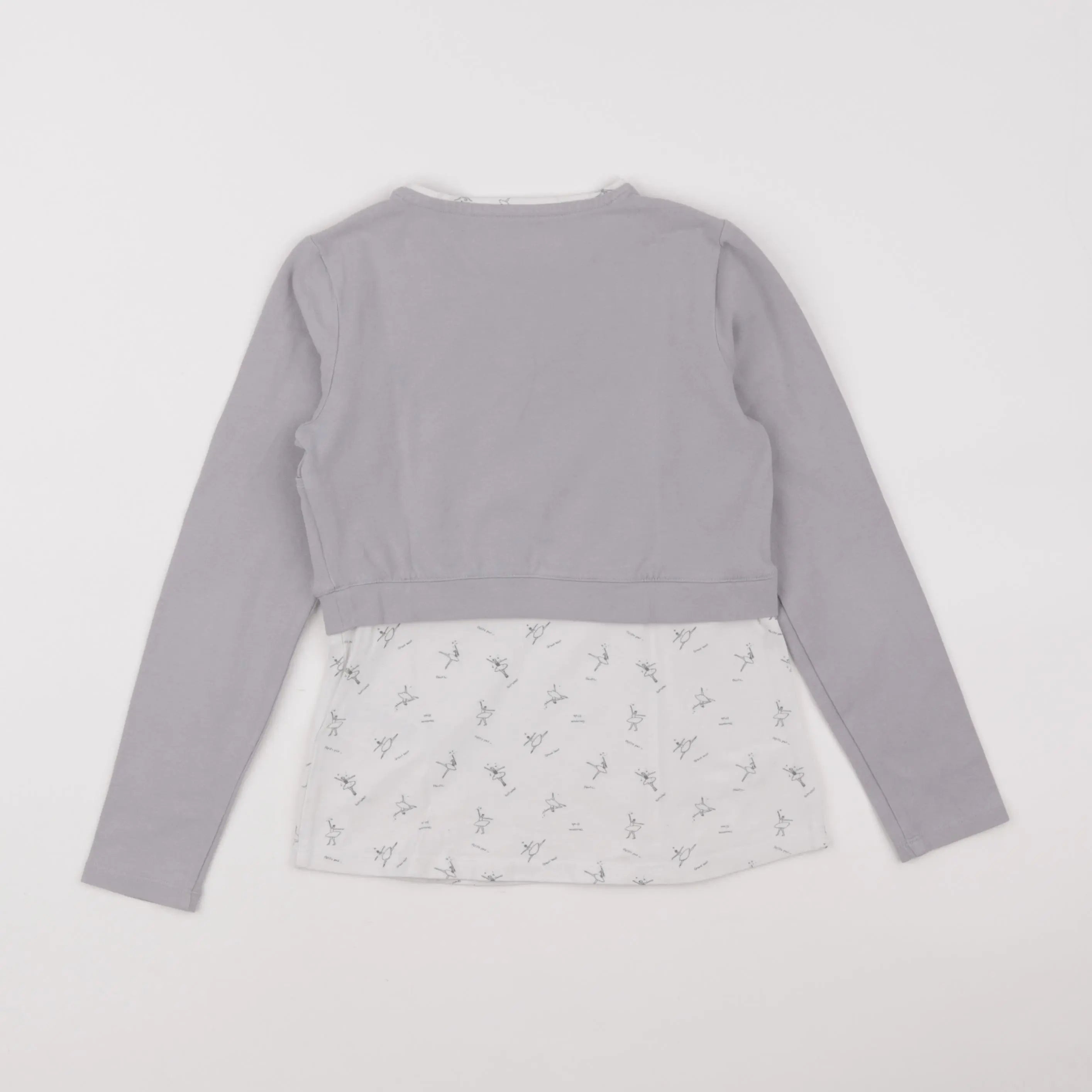 Vertbaudet - tee-shirt gris - 8 ans