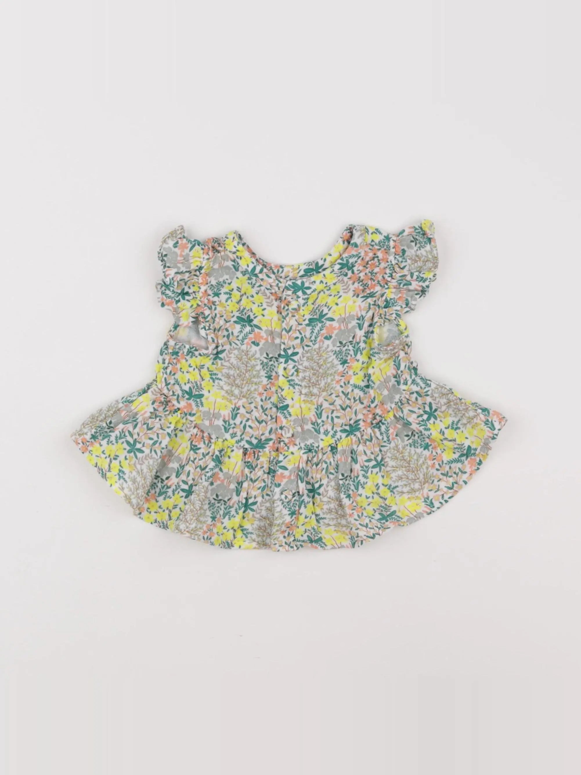 Boutchou - blouse multicolore - 3 mois