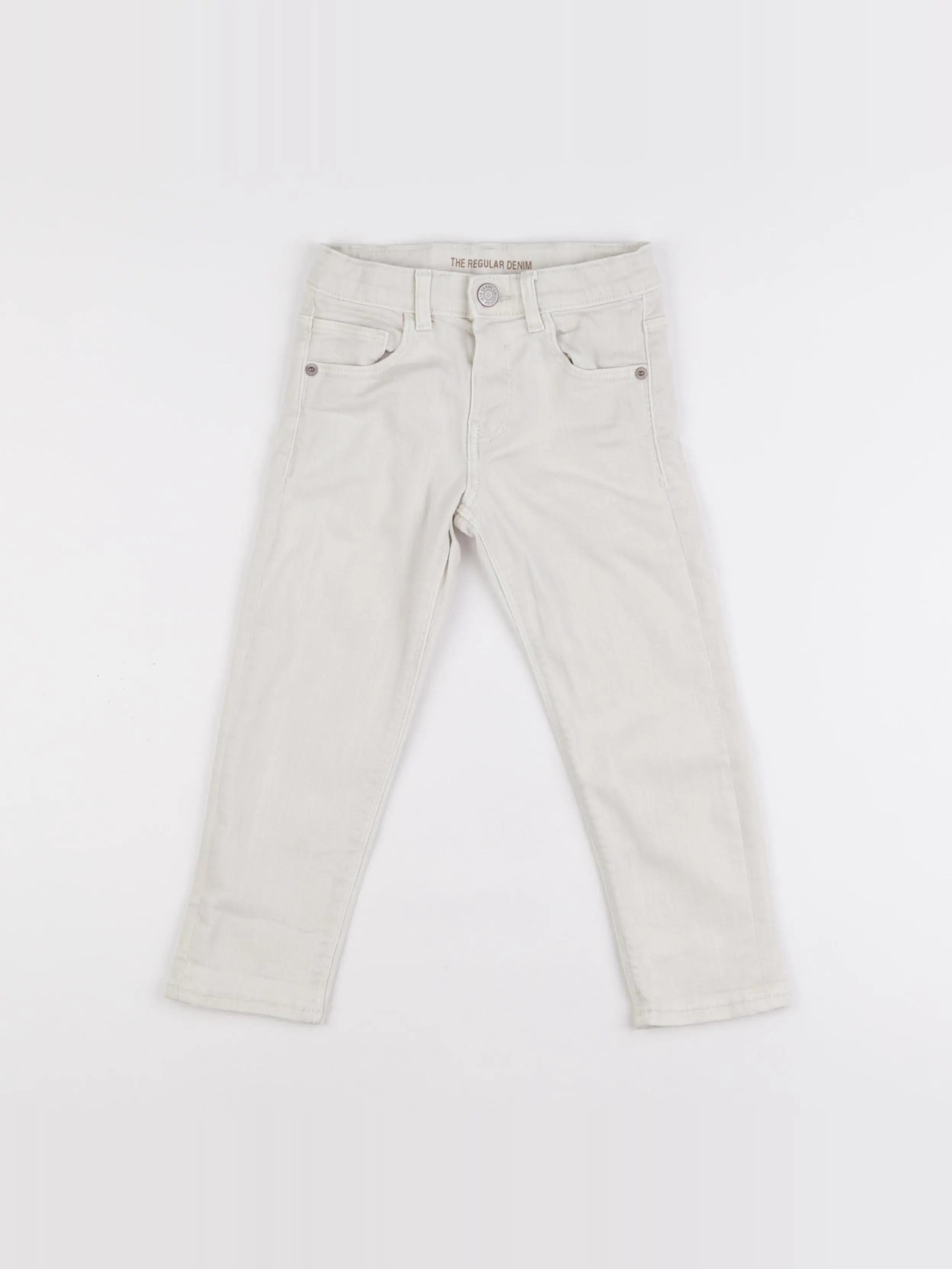 Zara - jean blanc - 4 ans