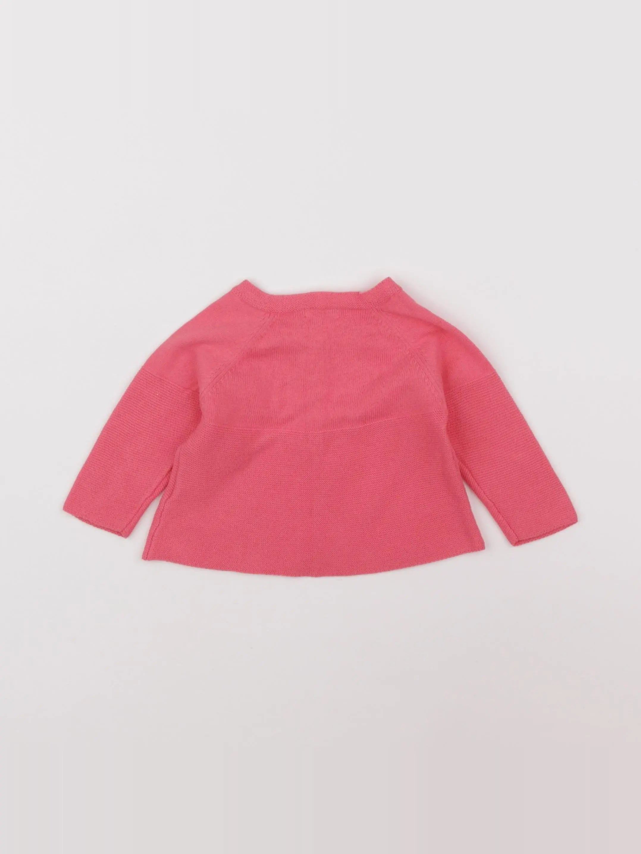 Boutchou - gilet rose - 3 mois