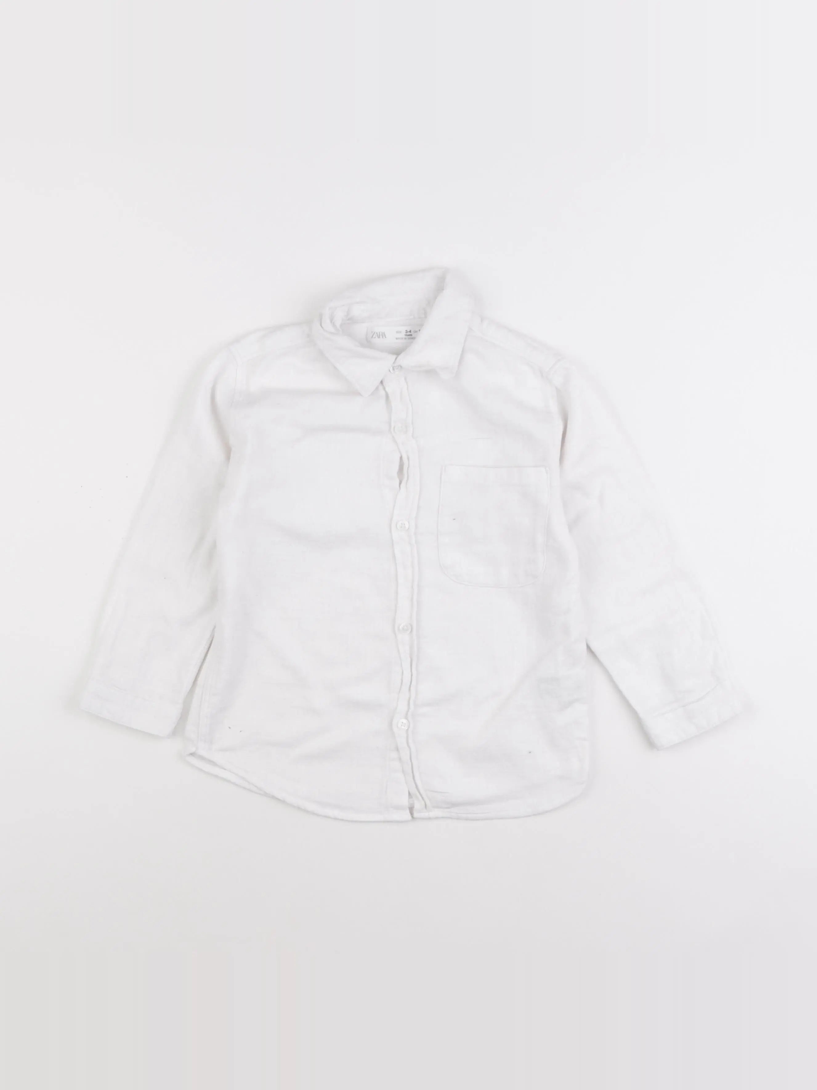 Zara - chemise blanc - 3/4 ans