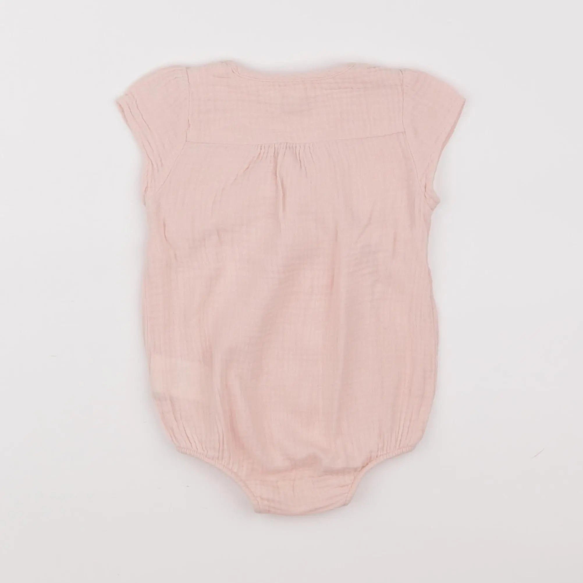 Vertbaudet - combinaison rose - 6 mois
