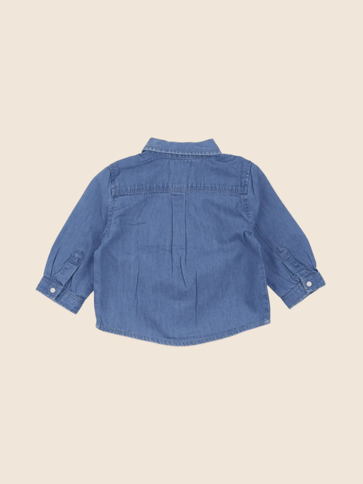 Boutchou - chemise bleu - 6 mois