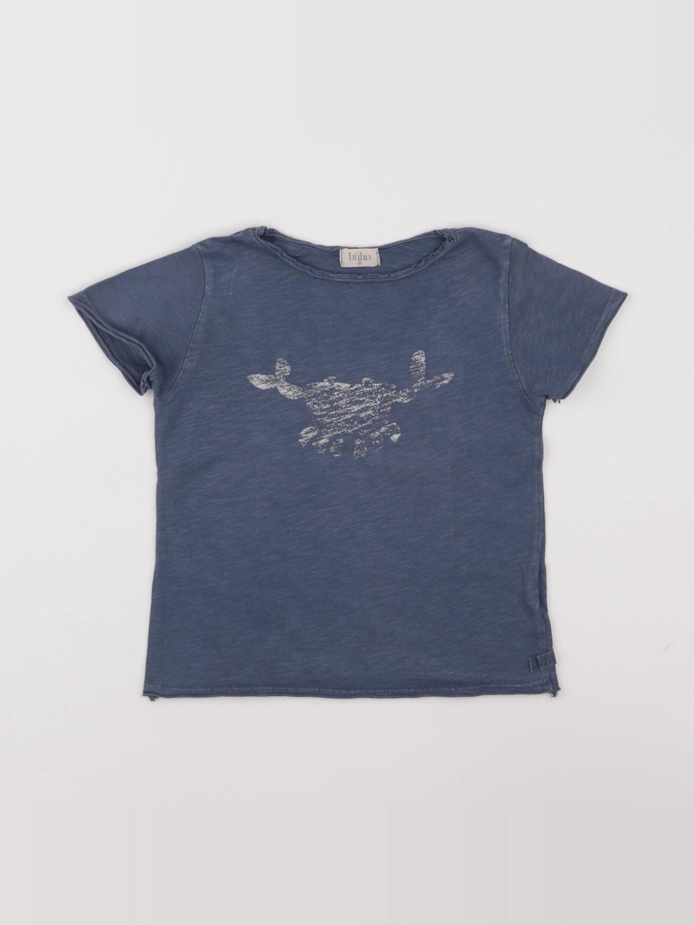 Buho - tee-shirt bleu - 3 ans